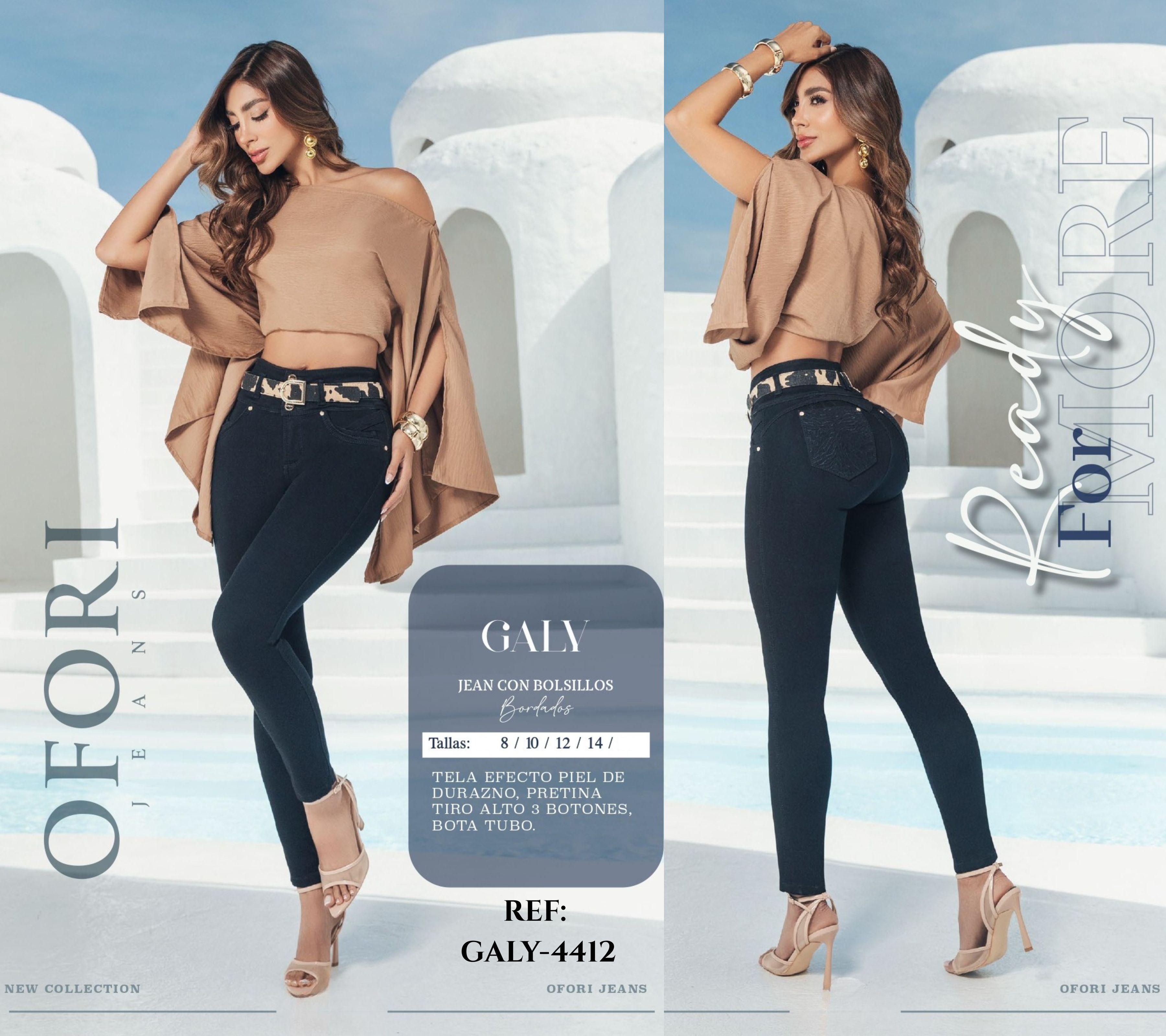 Jeans with Push-Up Pockets