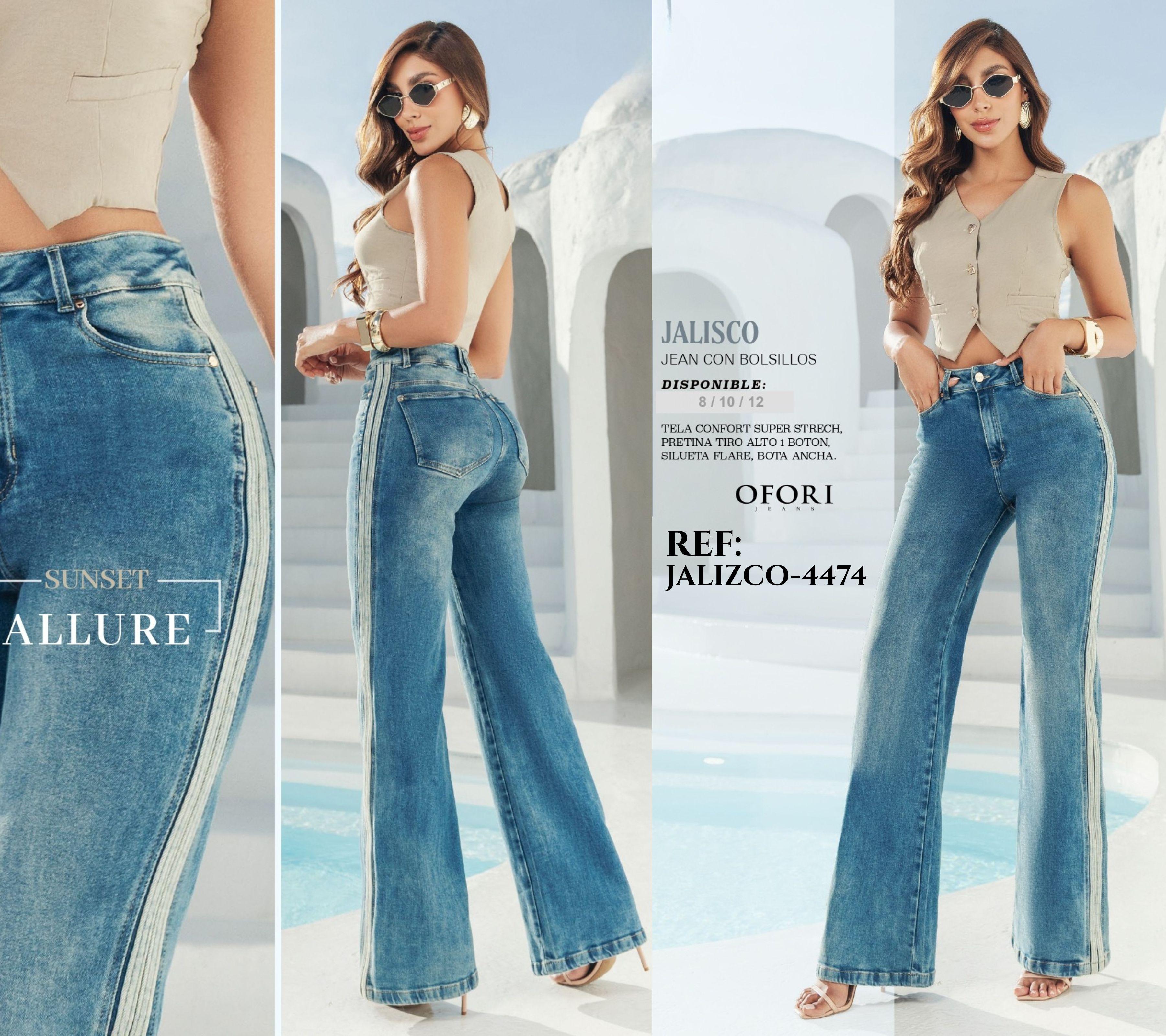 Jeans with Push-Up Pockets