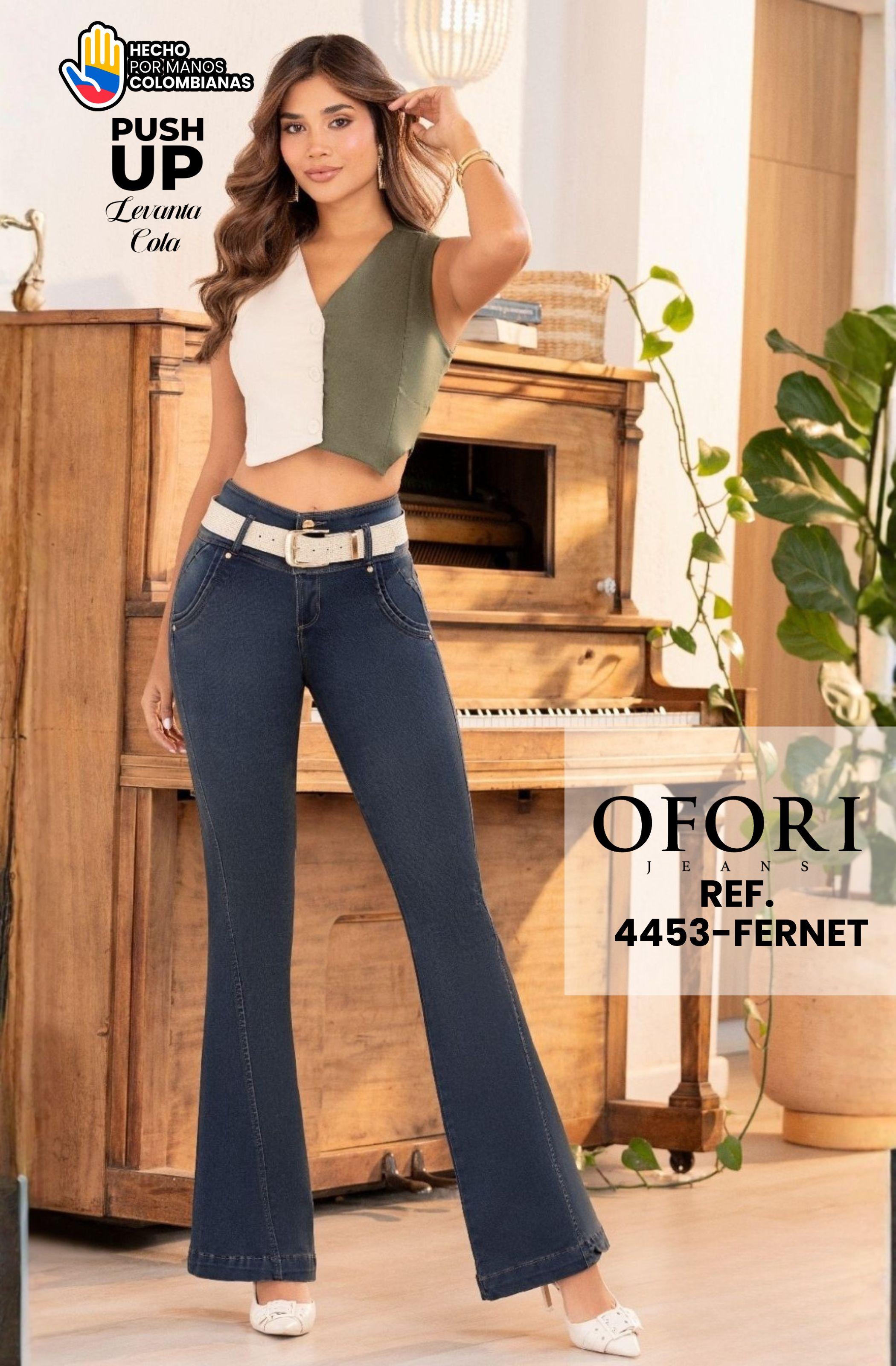 Colombian Jeans with Push-Up Pockets
