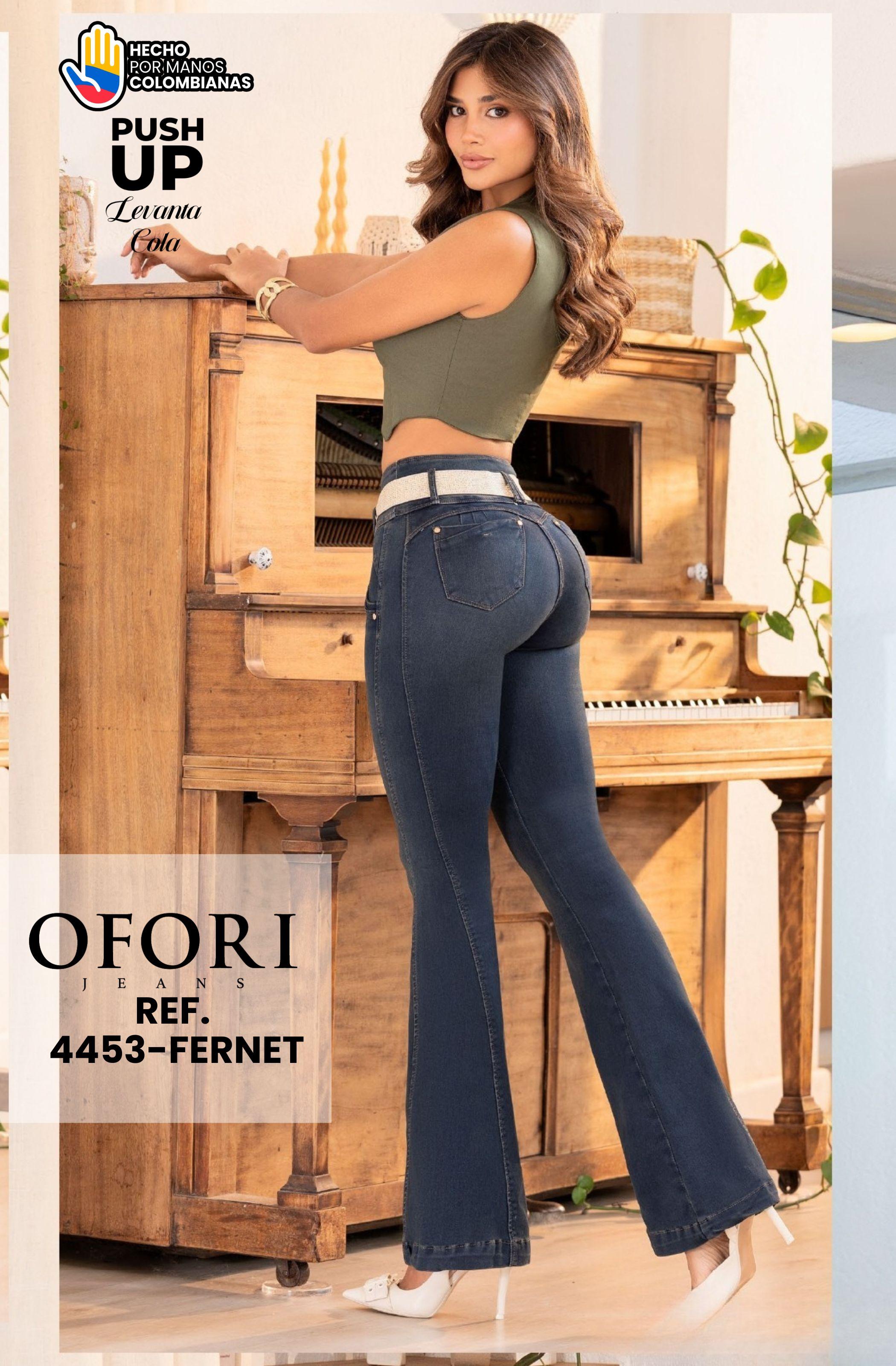 Colombian Jeans with Push-Up Pockets