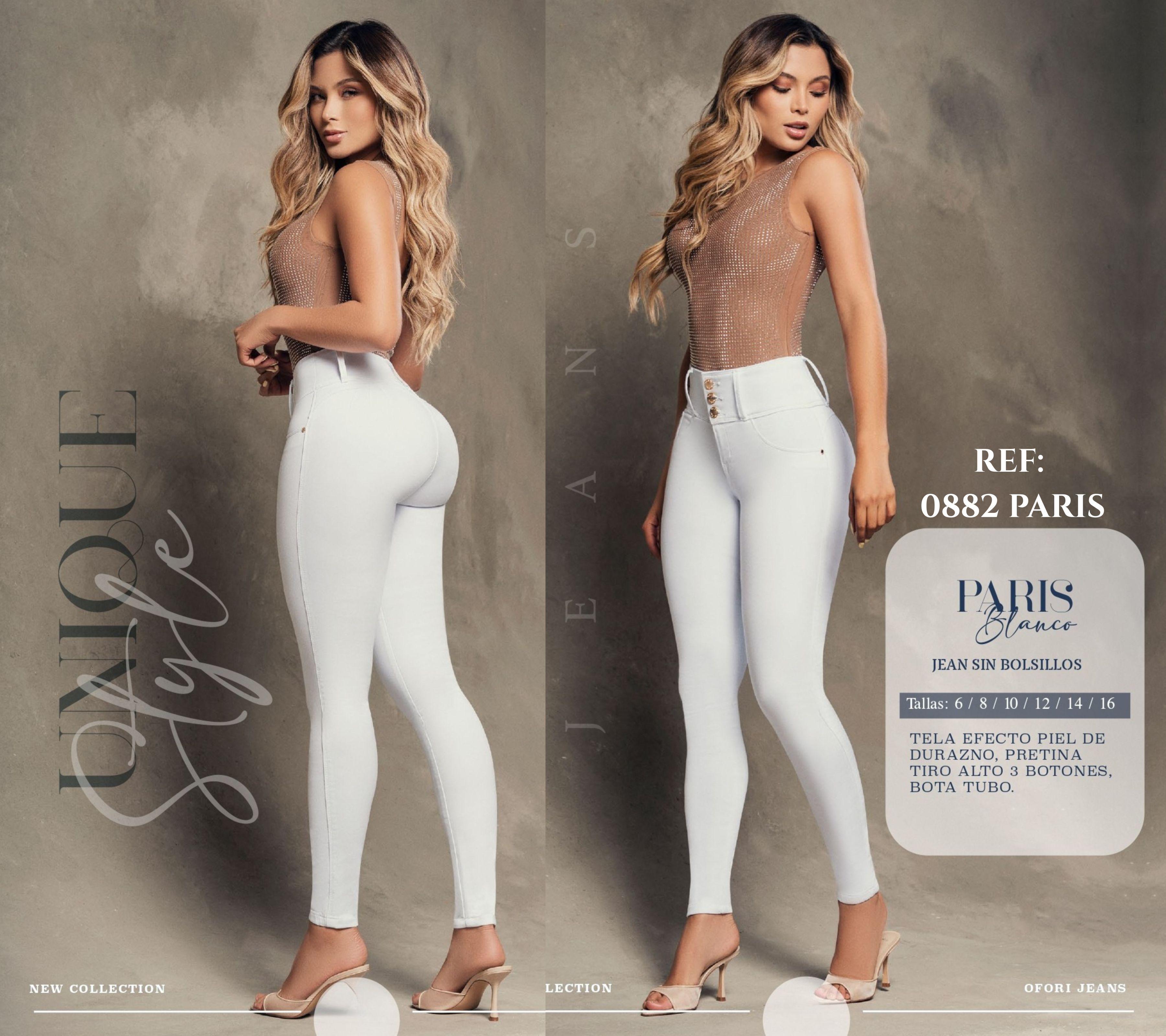 Colombian Push Up Jean without pockets