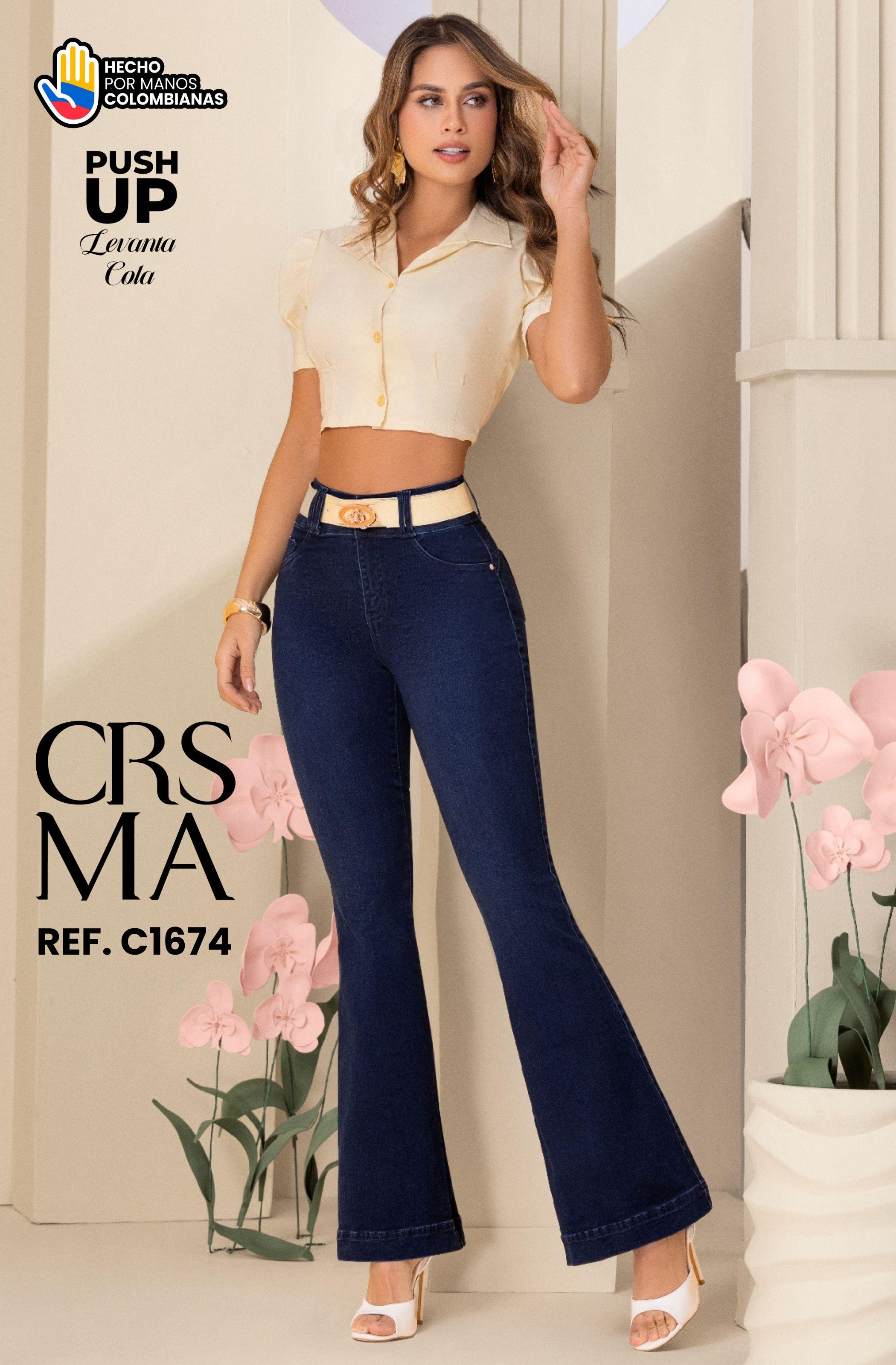 Colombian Jeans with Push-Up Pockets
