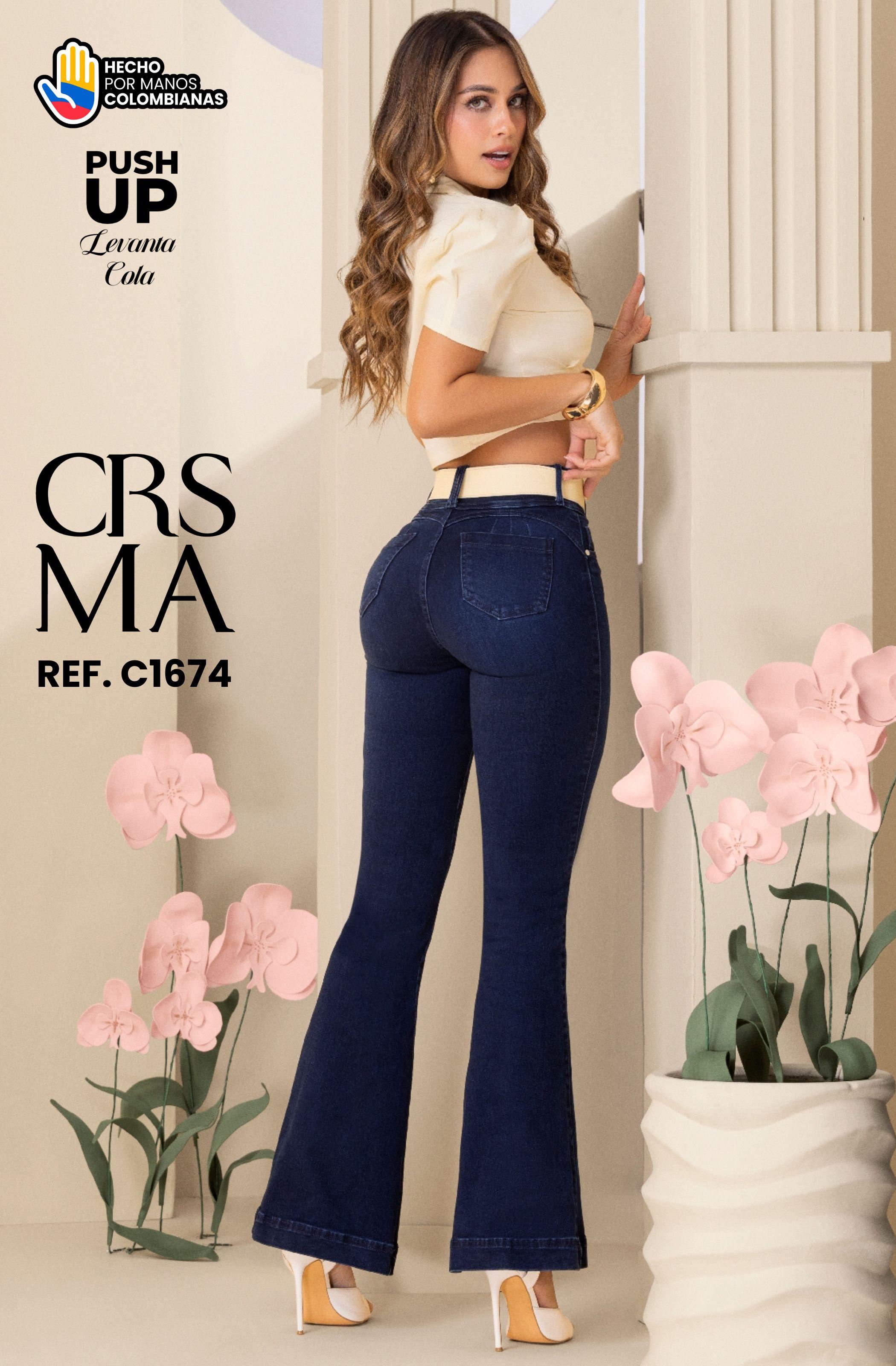 Colombian Jeans with Push-Up Pockets