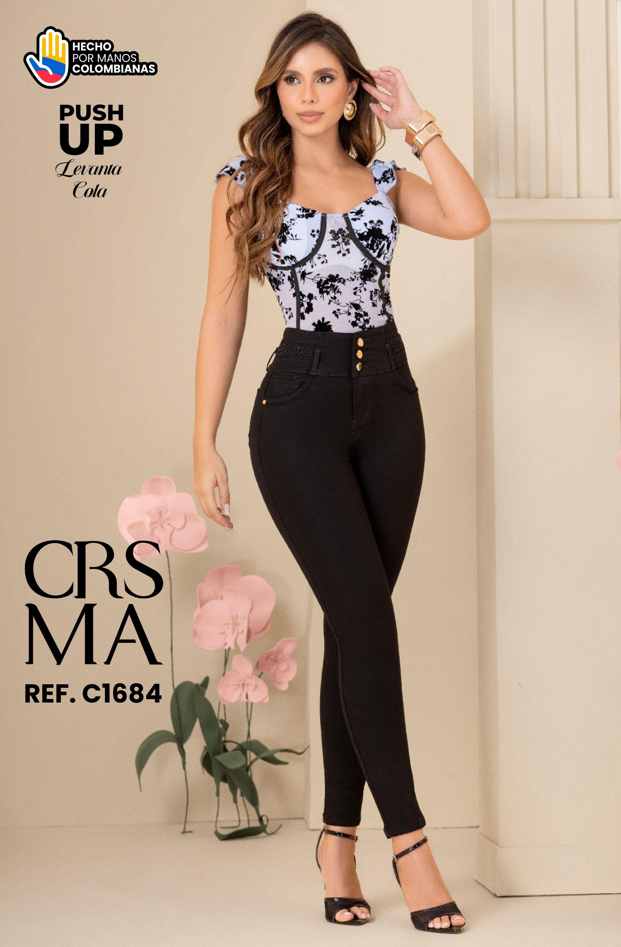 Colombian Jeans with Push-Up Pockets