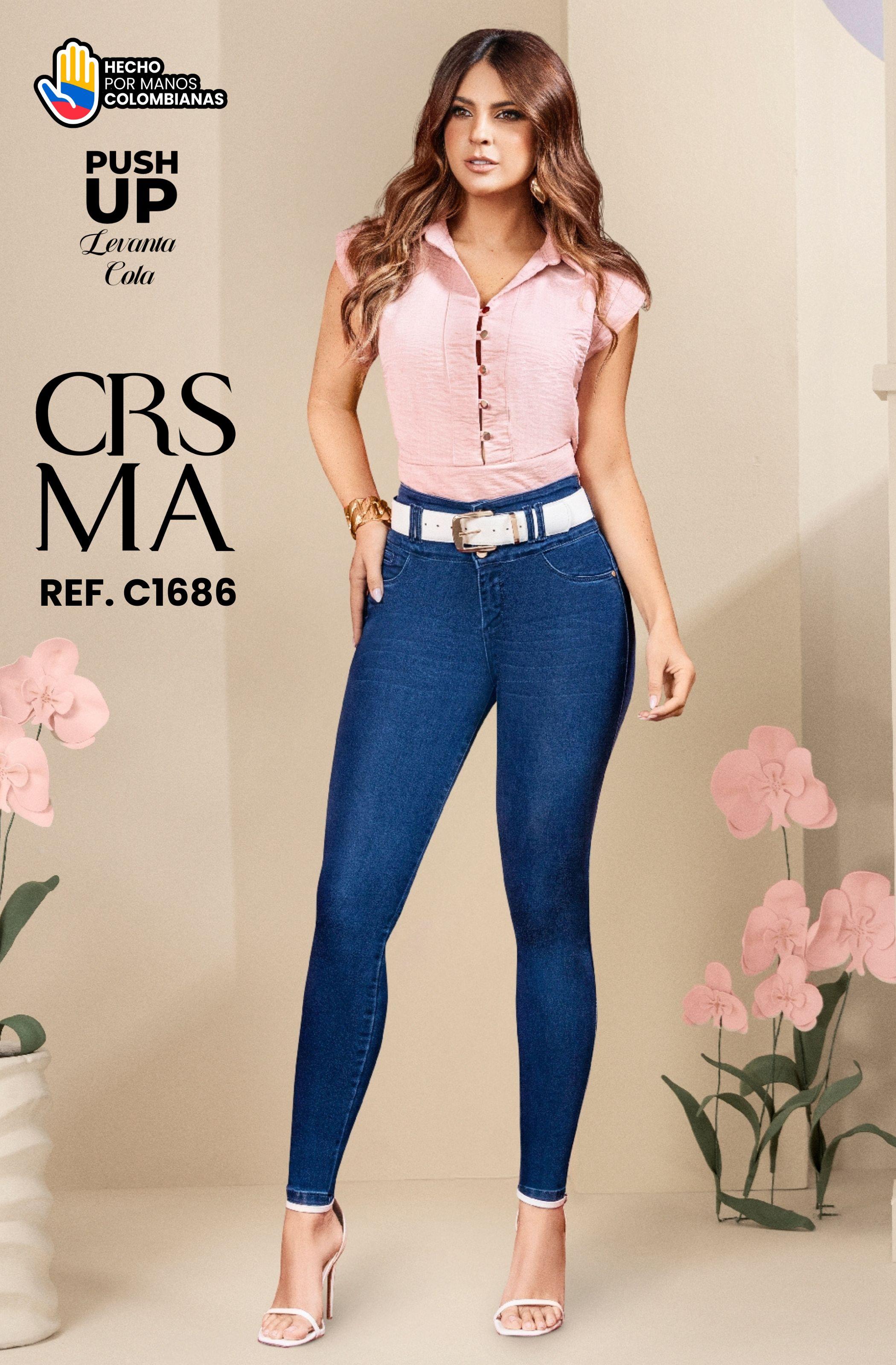 Colombian Jeans without Pockets Push Up