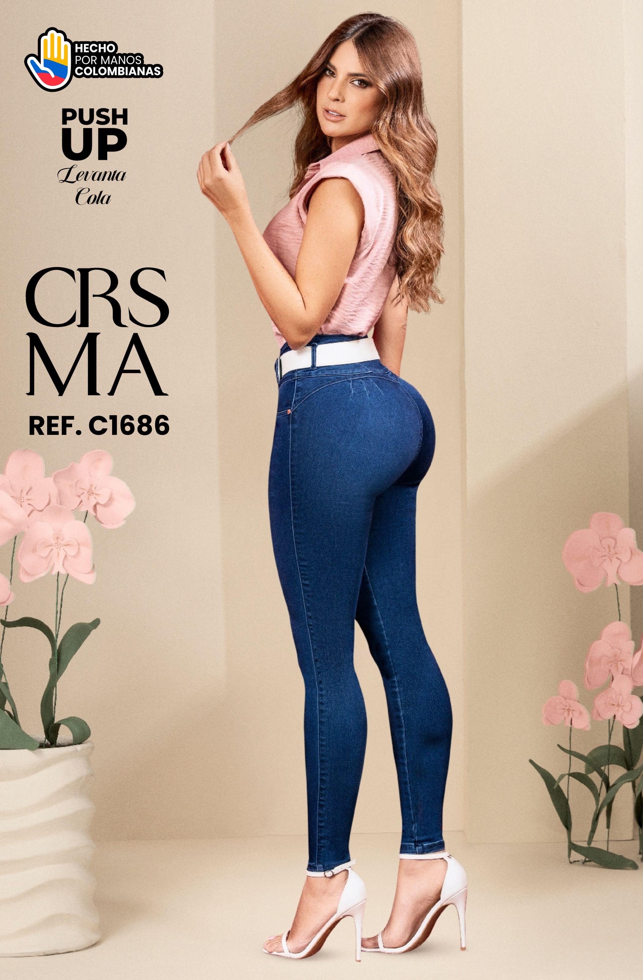 Colombian Jeans without Pockets Push Up