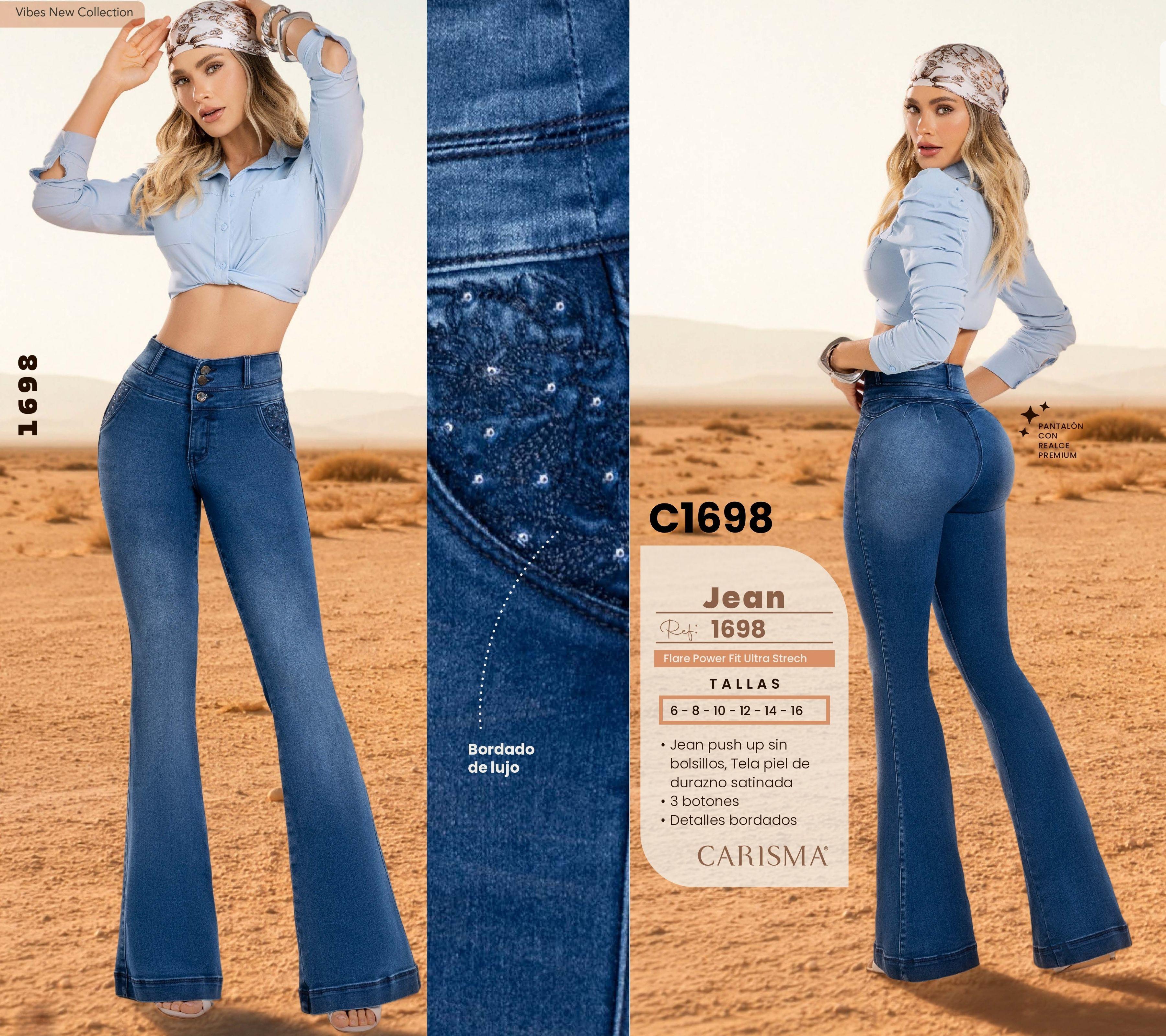 Push Up Jeans Without Pockets