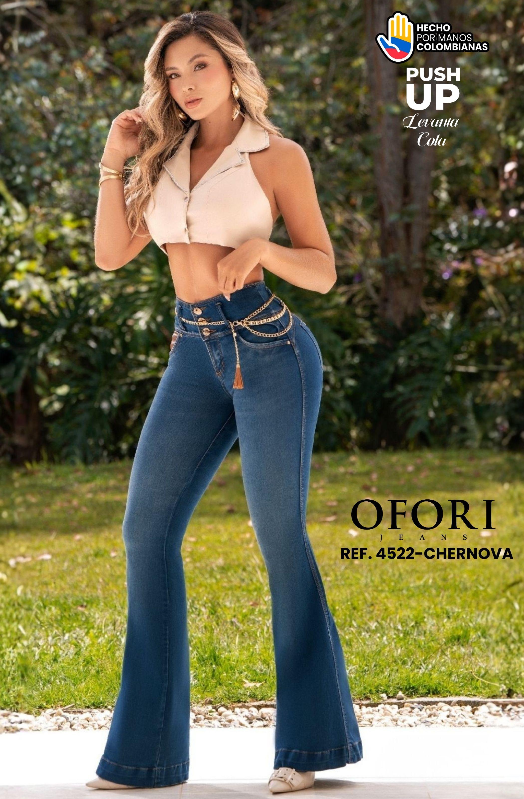 Push Up Jeans with Pockets