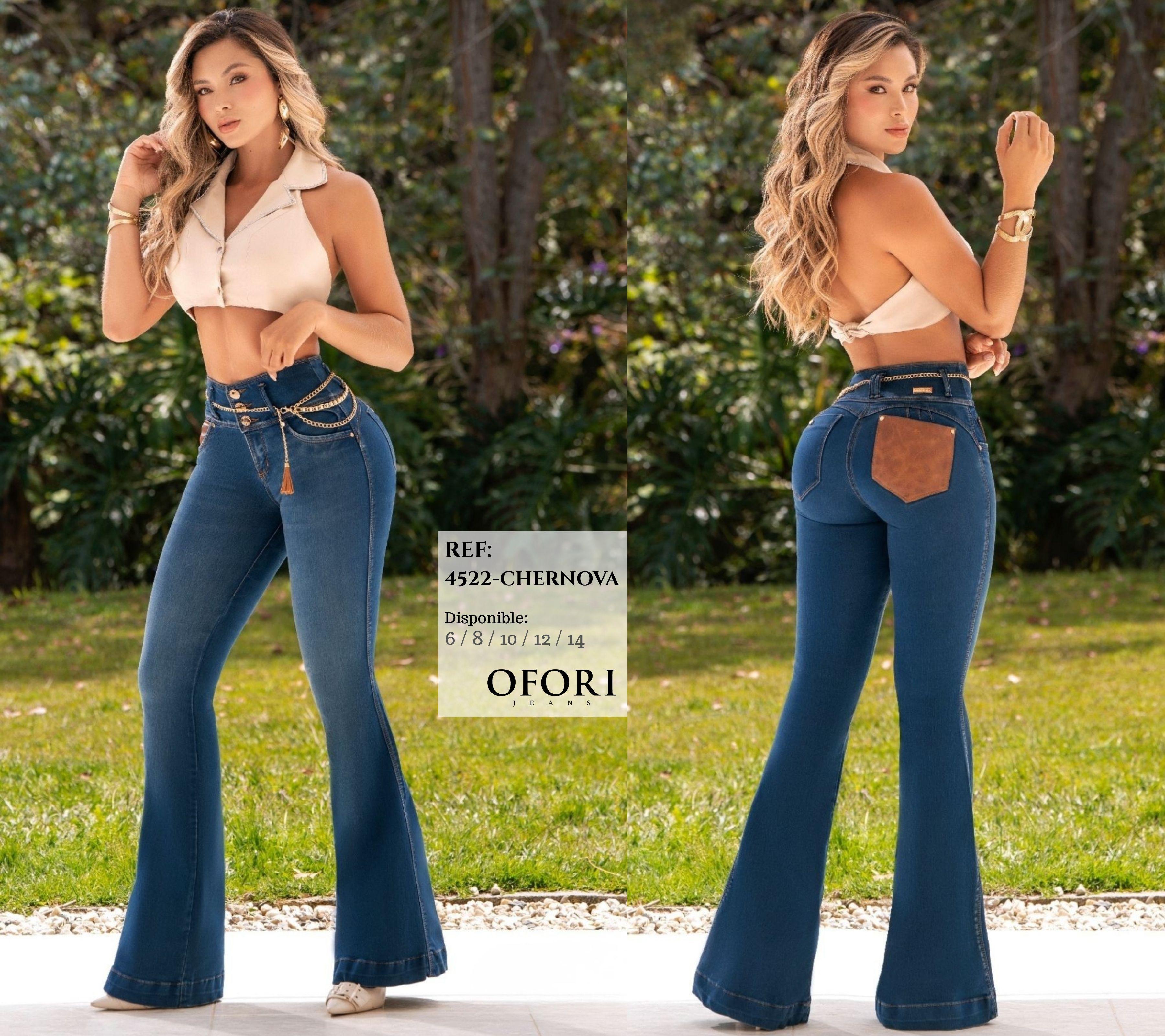 Push Up Jeans with Pockets