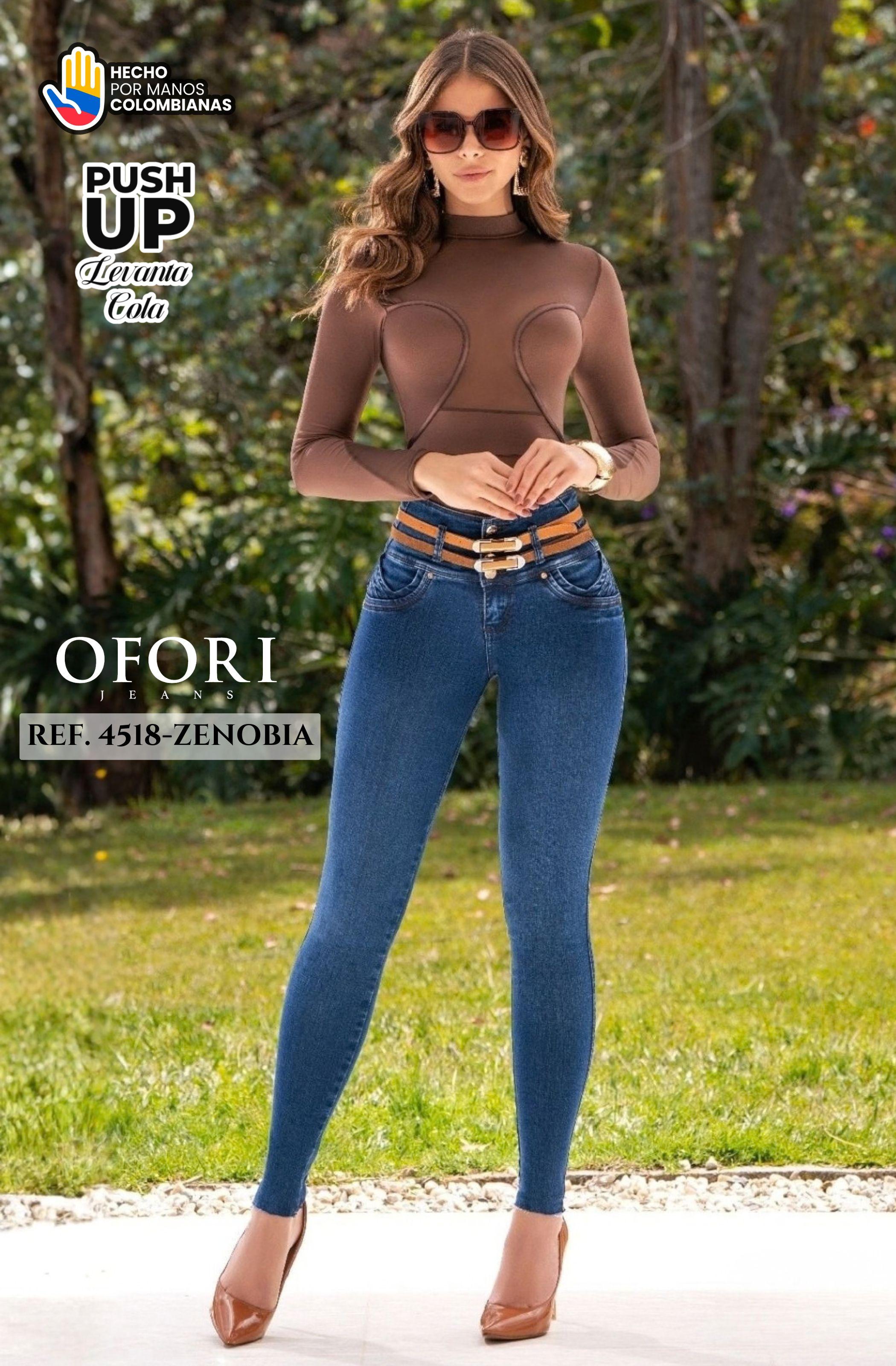 Push Up Jeans with Pockets