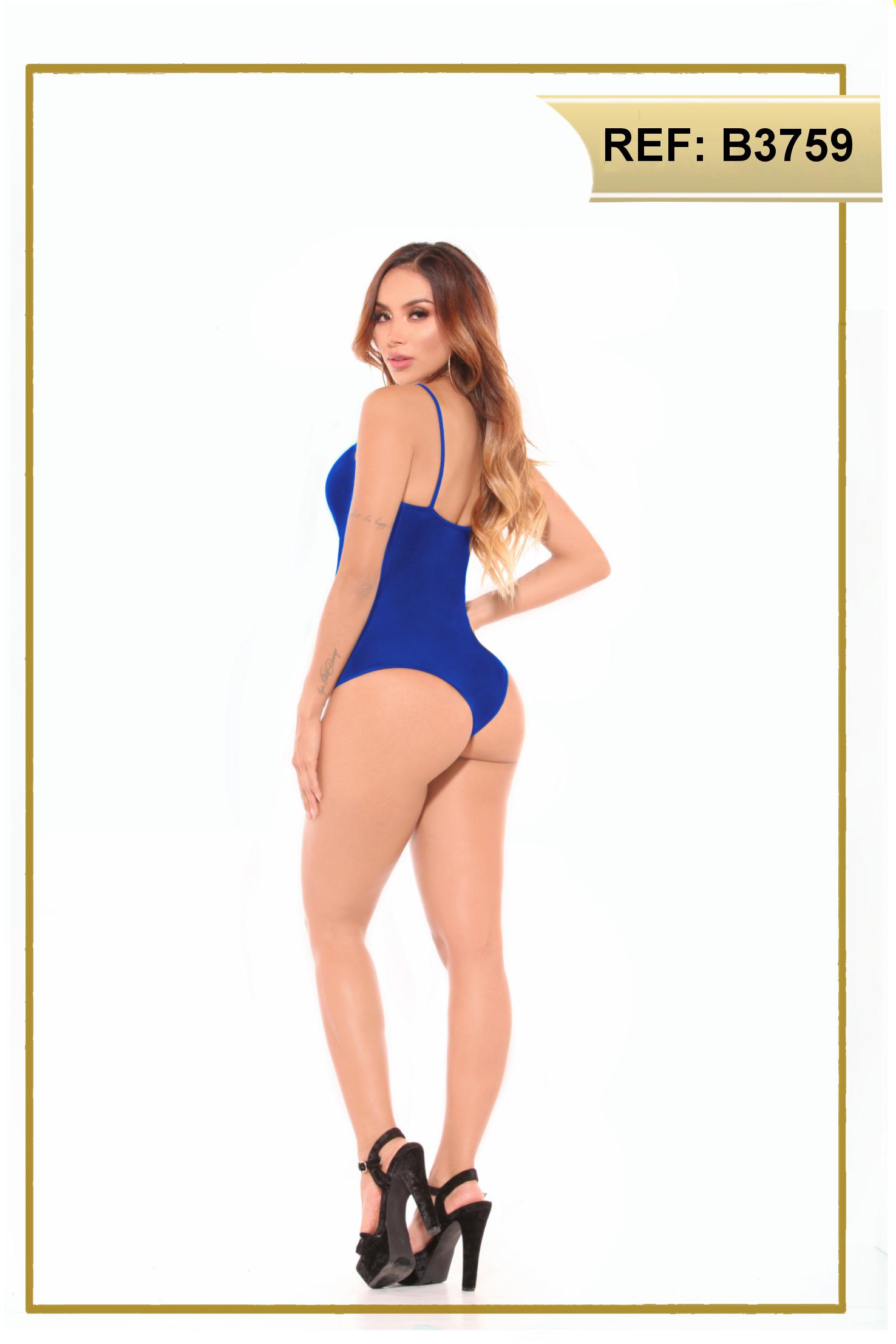 Comprar Body colombiano con detalle en apertura frontal con lazos y diseño sexy