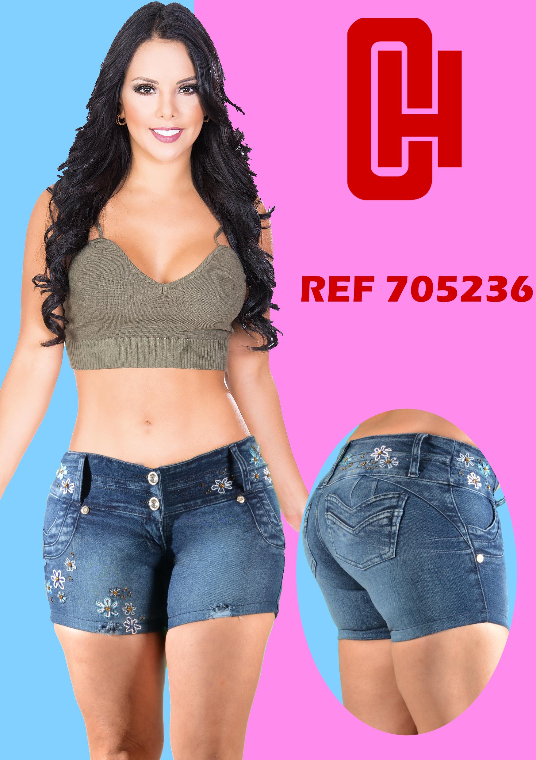 Short tela Jean Levantacola Colombiano Short tela Jean Levantacola Colombiano