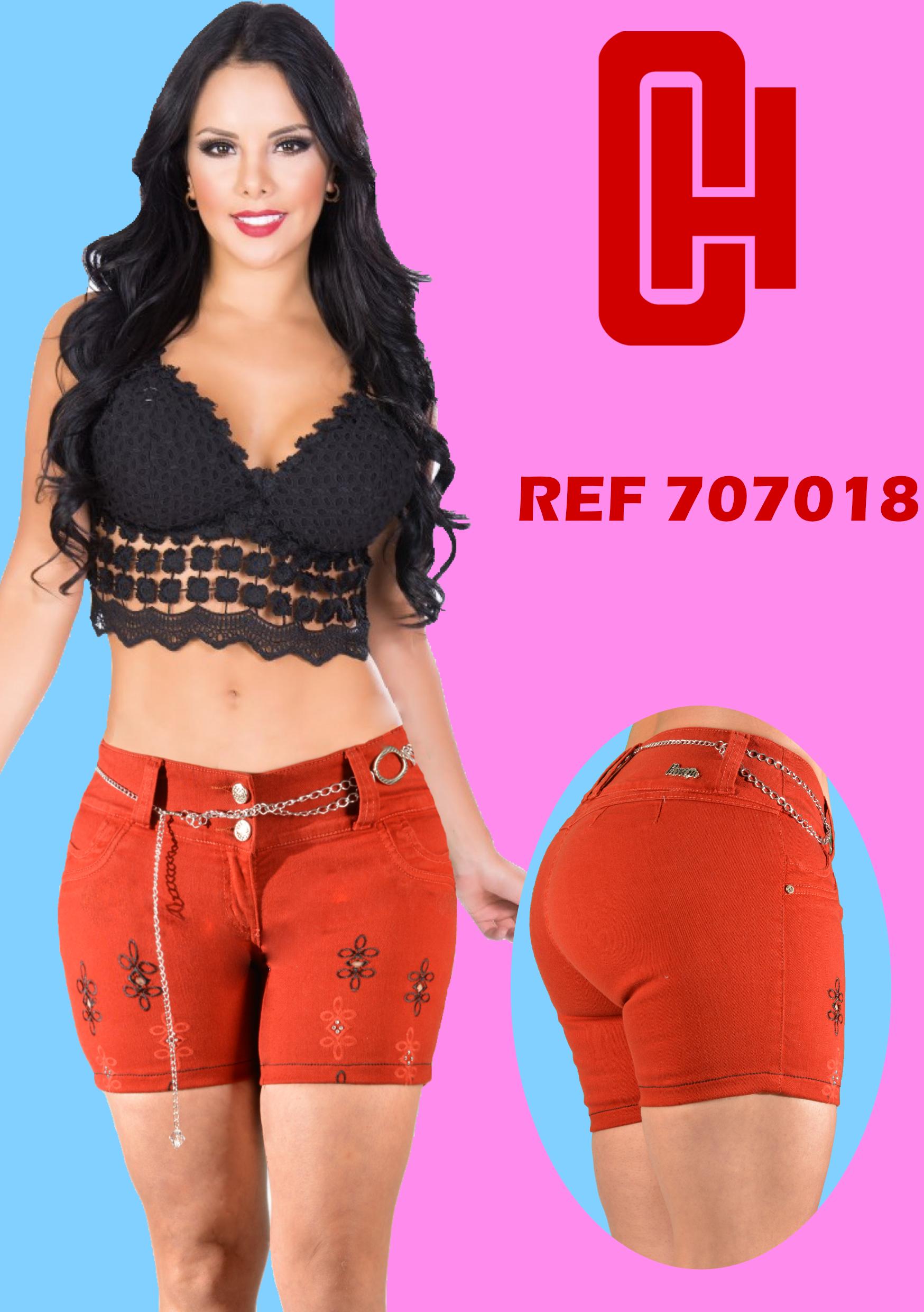 Hermoso Jean Short Colombiano Levantacola Hermoso Jean Short Colombiano Levantacola