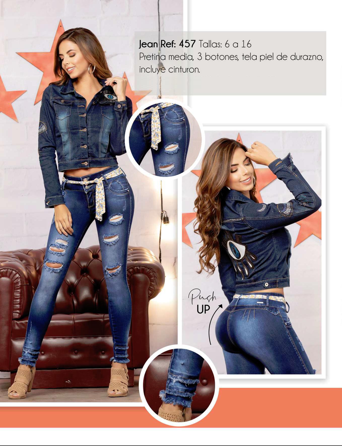 Comprar Jean Push Up Colombiano  de Moda