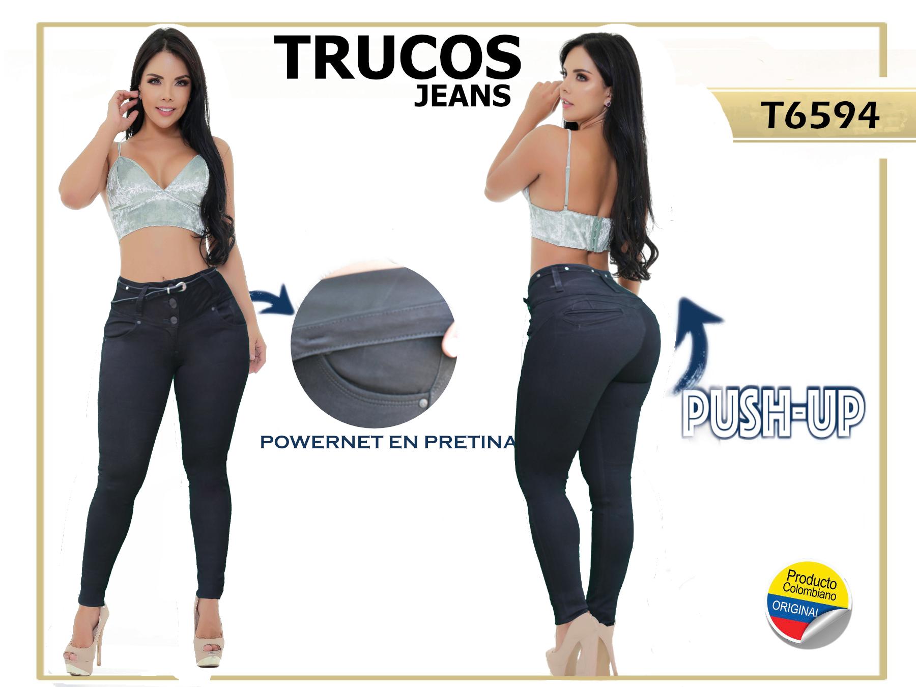 Vaquero Colombiano Push Up con faja Interna Control de Abdomen Vaquero Colombiano Push Up con faja Interna Control de Abdomen