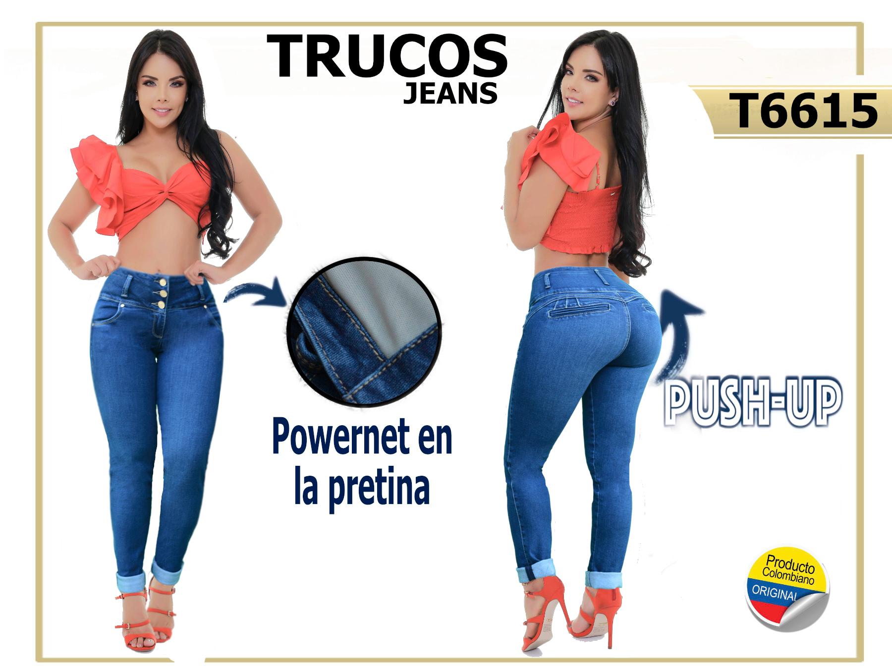 Jeans Colombianos de Moda Vaqueros con Faja Interna Jeans Colombianos de Moda Vaqueros con Faja Interna