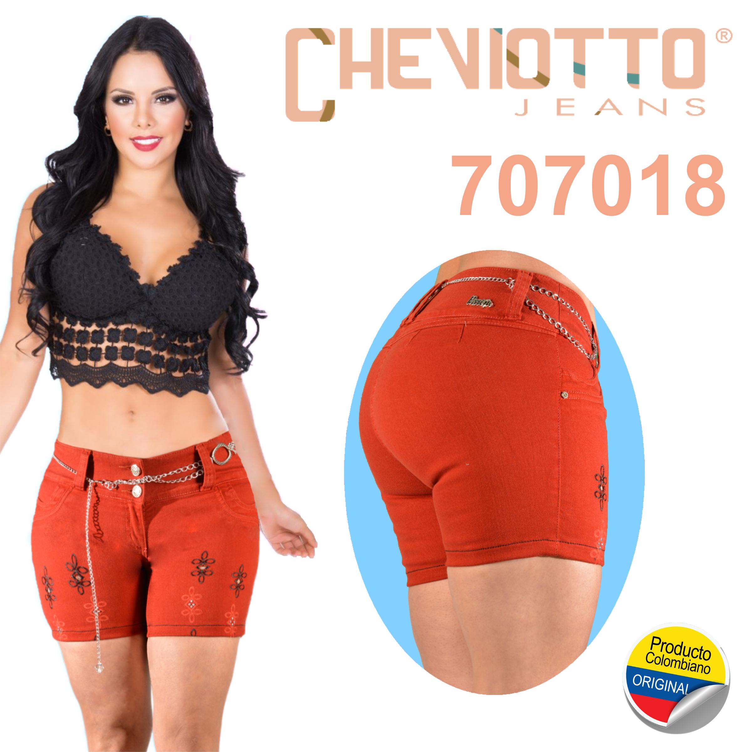 Hermoso Jean Short Colombiano Levantacola Hermoso Jean Short Colombiano Levantacola
