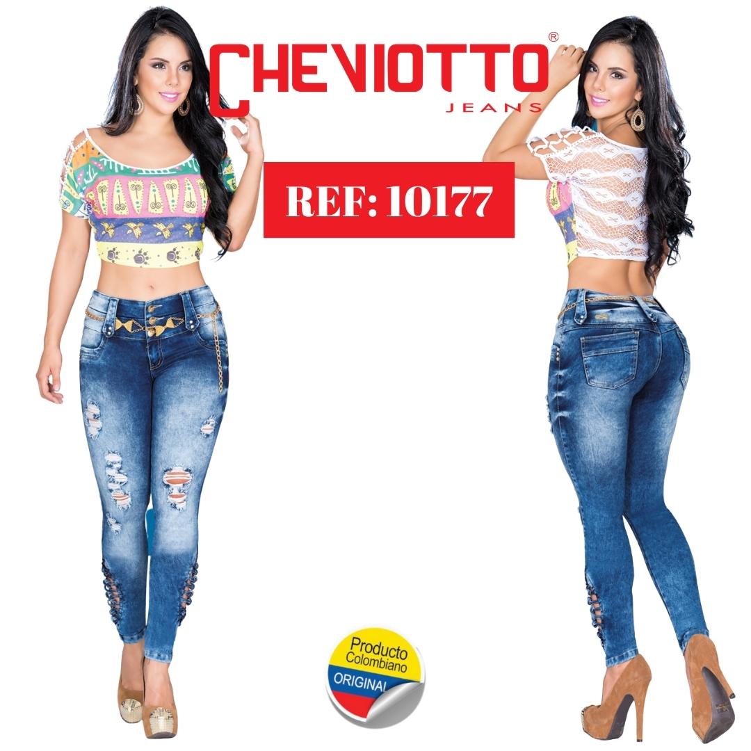 Jeans Colombiano Levanta Cola 13903 Cheviotto 