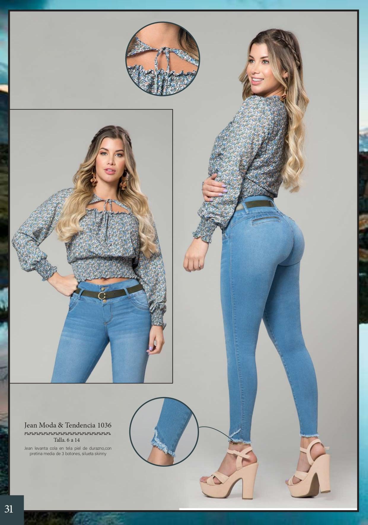 Comprar Jean de dama estilo colombiano