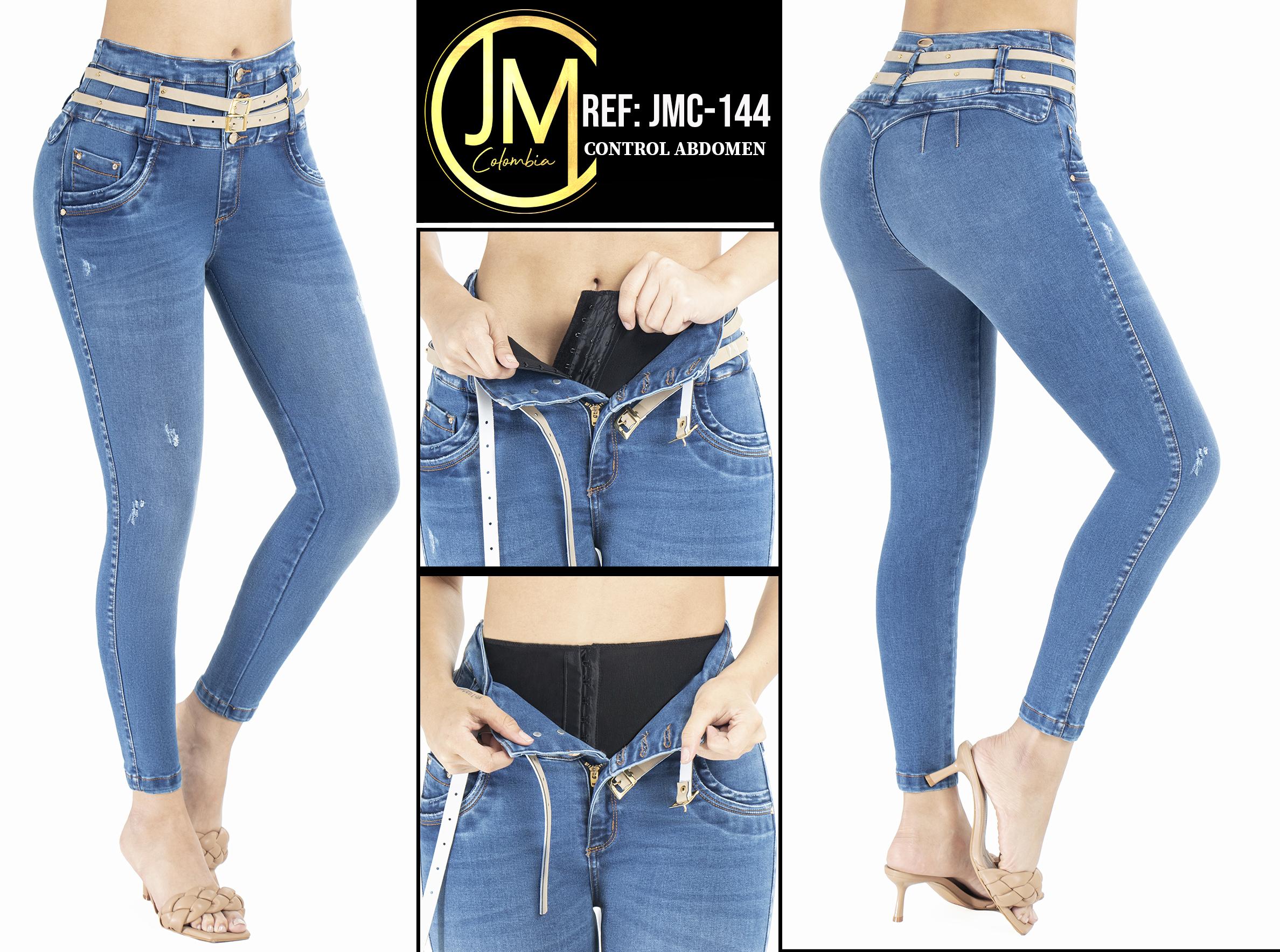 Jeans Control Abdominal con Faja Interna