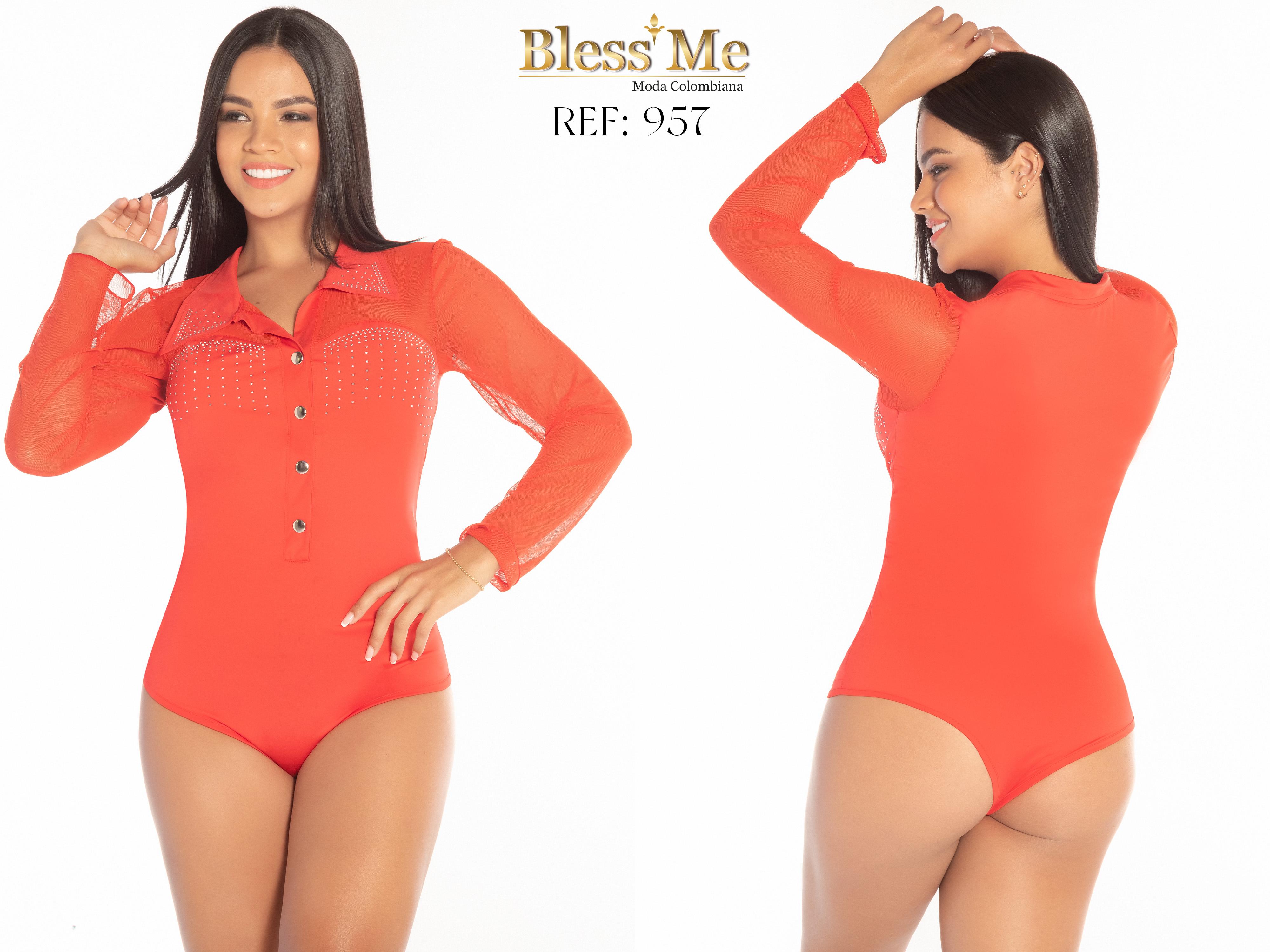 Comprar Bodysuit Reductor de abdomen con mangas largas y diseño exclusivo