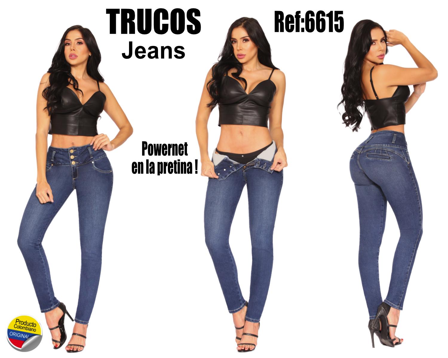 Comprar Jeans Colombianos de Moda Vaqueros con Faja Interna online