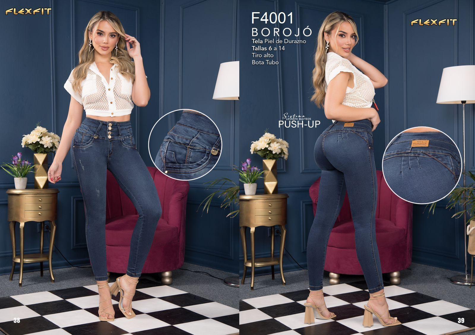 Comprar Jean push up sin Colombiano