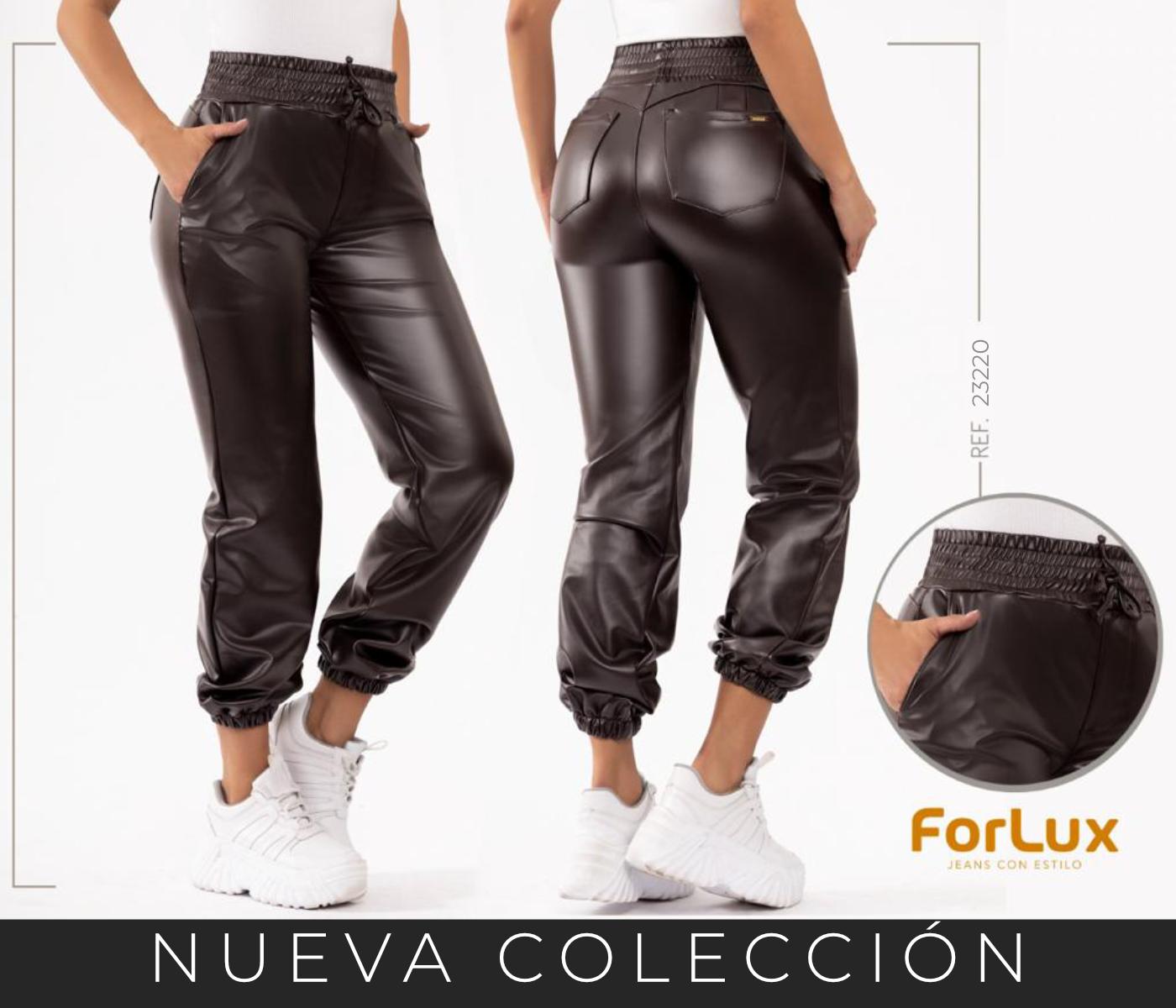 Comprar pantalon efecto cuero