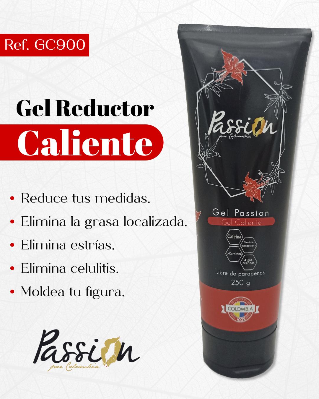 Gel caliente reductor colombiano