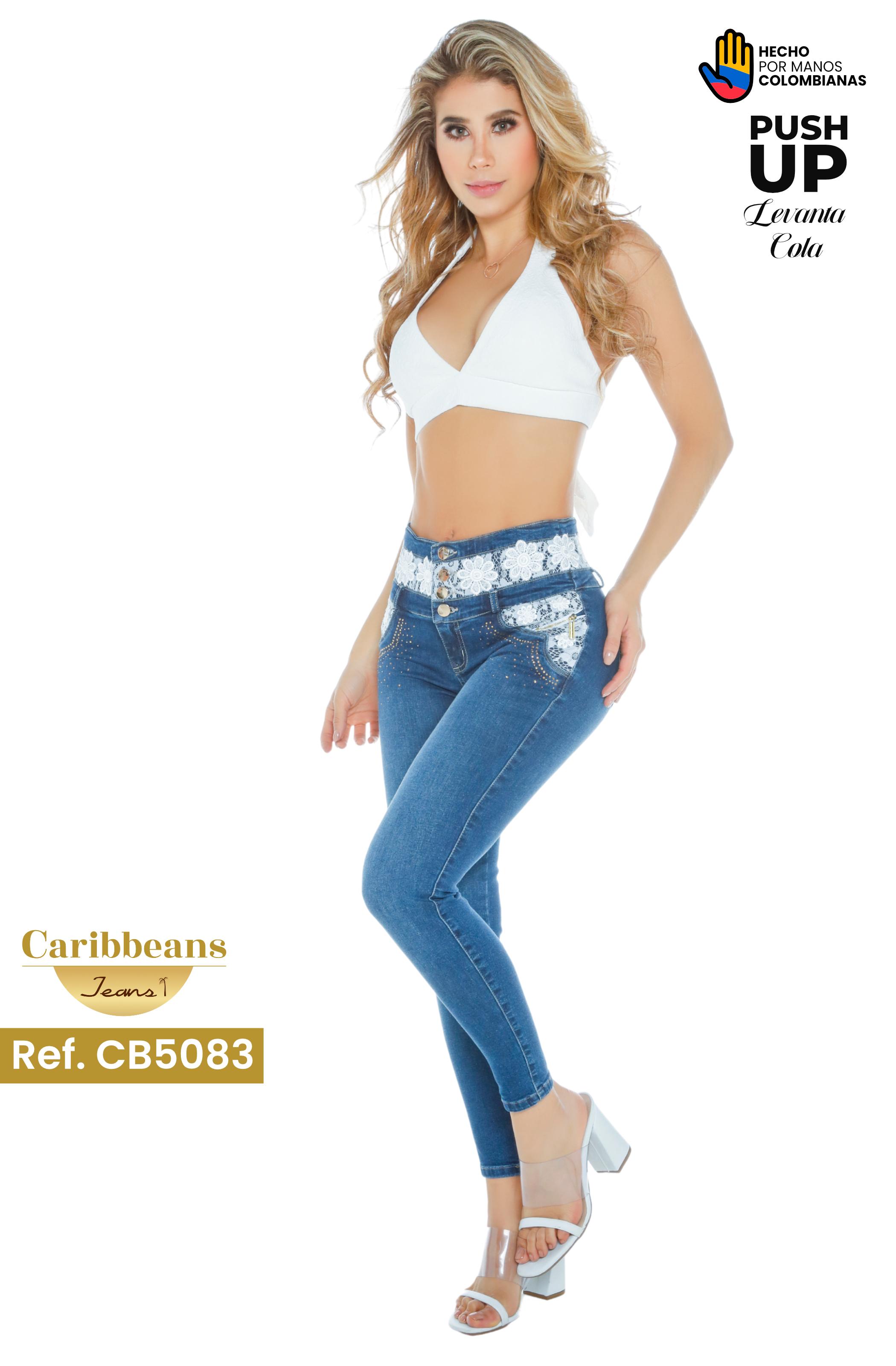 Jeans de Moda - Jeans Colombianos Levanta Cola S-2334 - Jeans de Moda  Colombia