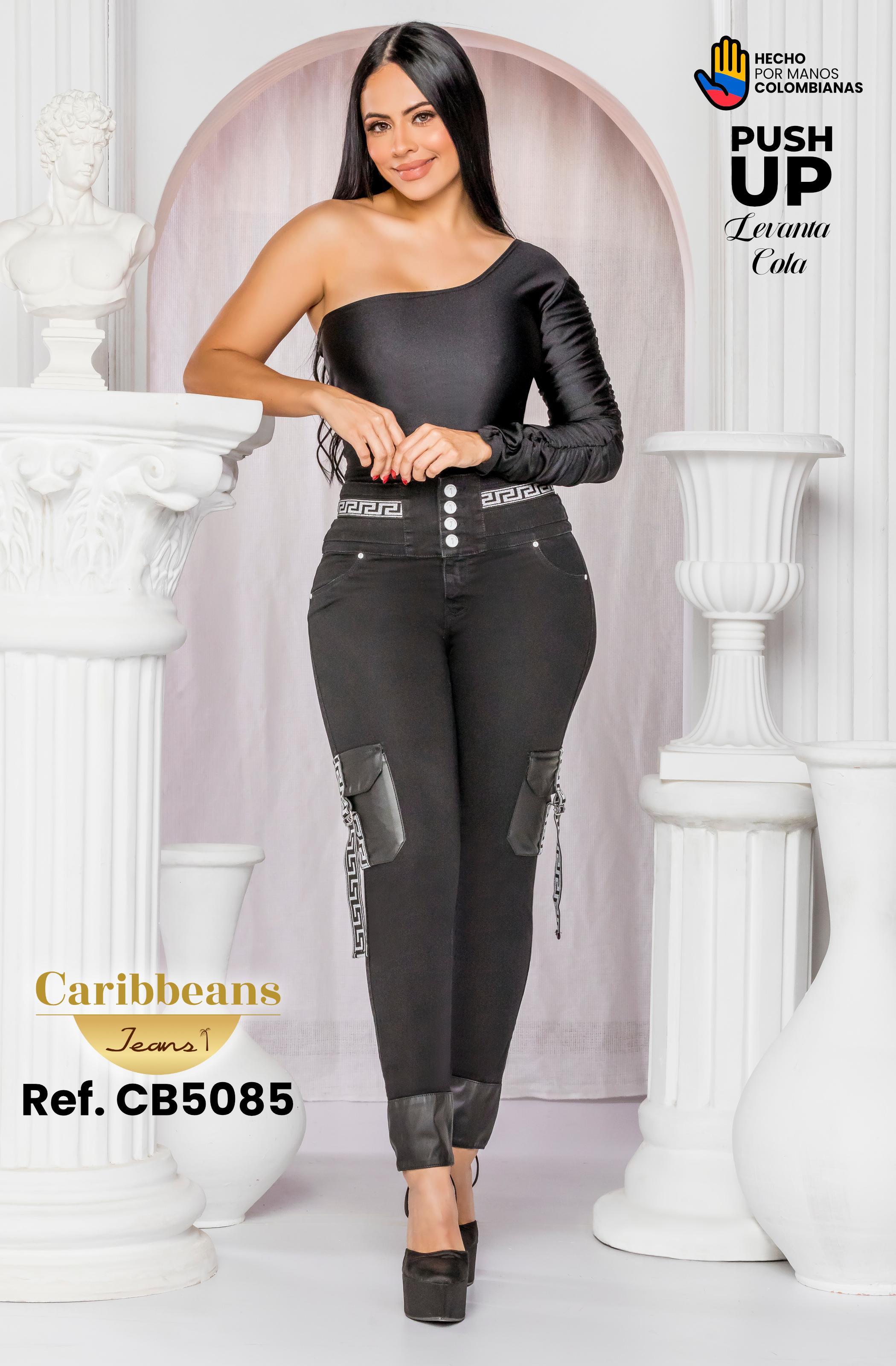Pantalon Tiro Alto Colombiano-7004_2 - Kprichos Moda Latina