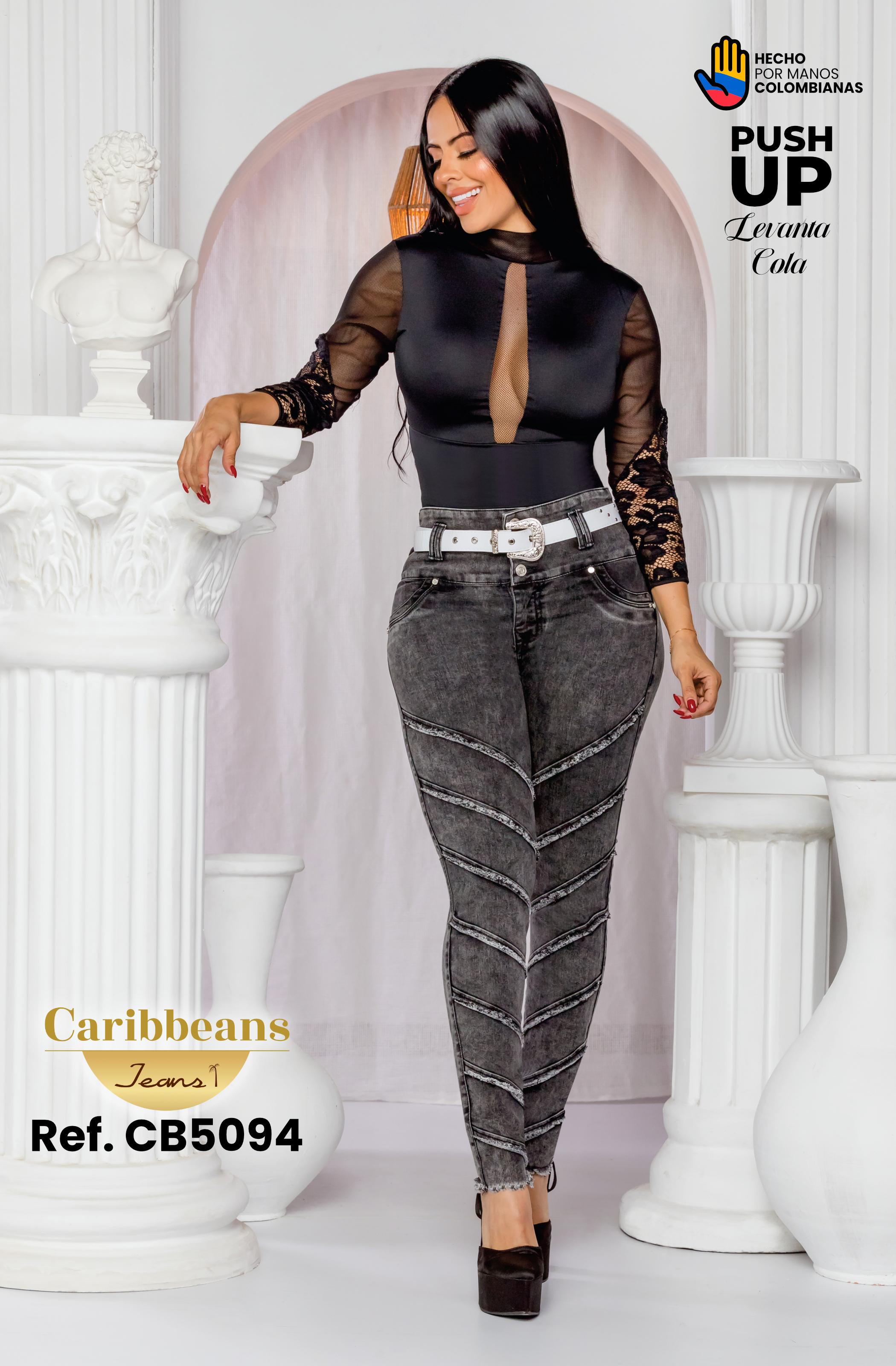 Pantalon Tiro Alto Colombiano-7004_2 - Kprichos Moda Latina