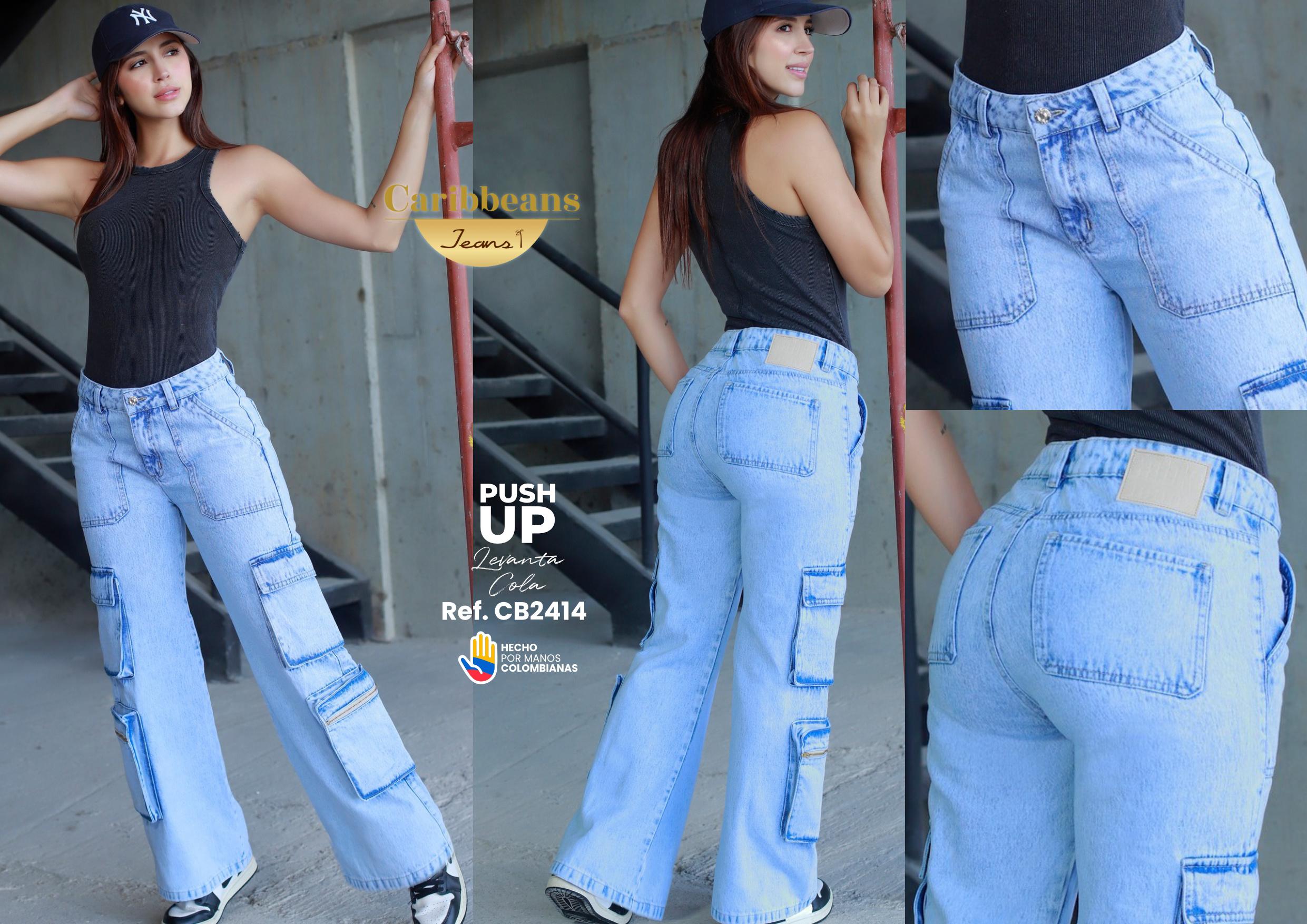 Comprar Jean Push Up Tipo Cargo