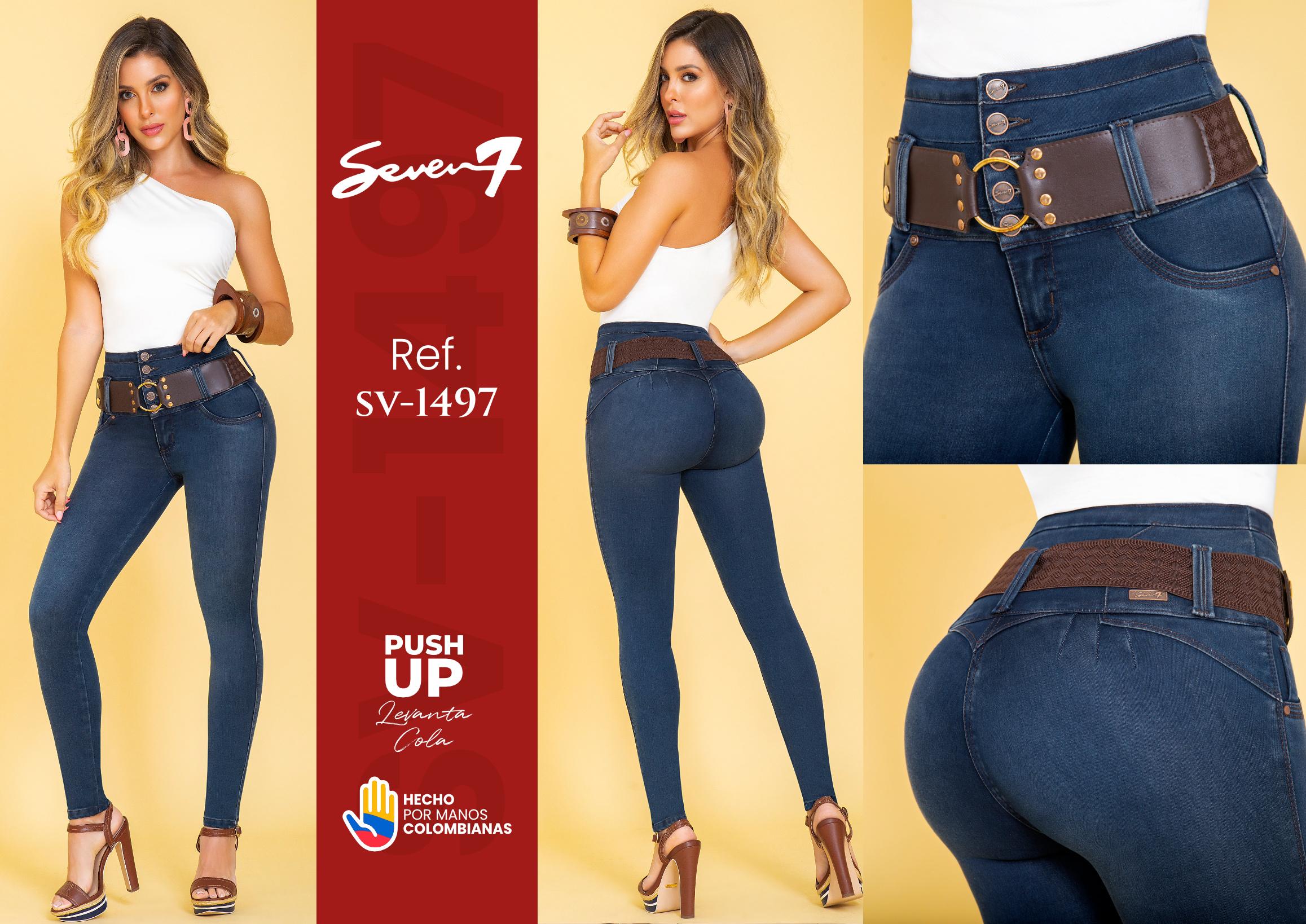 Comprar Jean Colombiano Push Up sin bolsillos