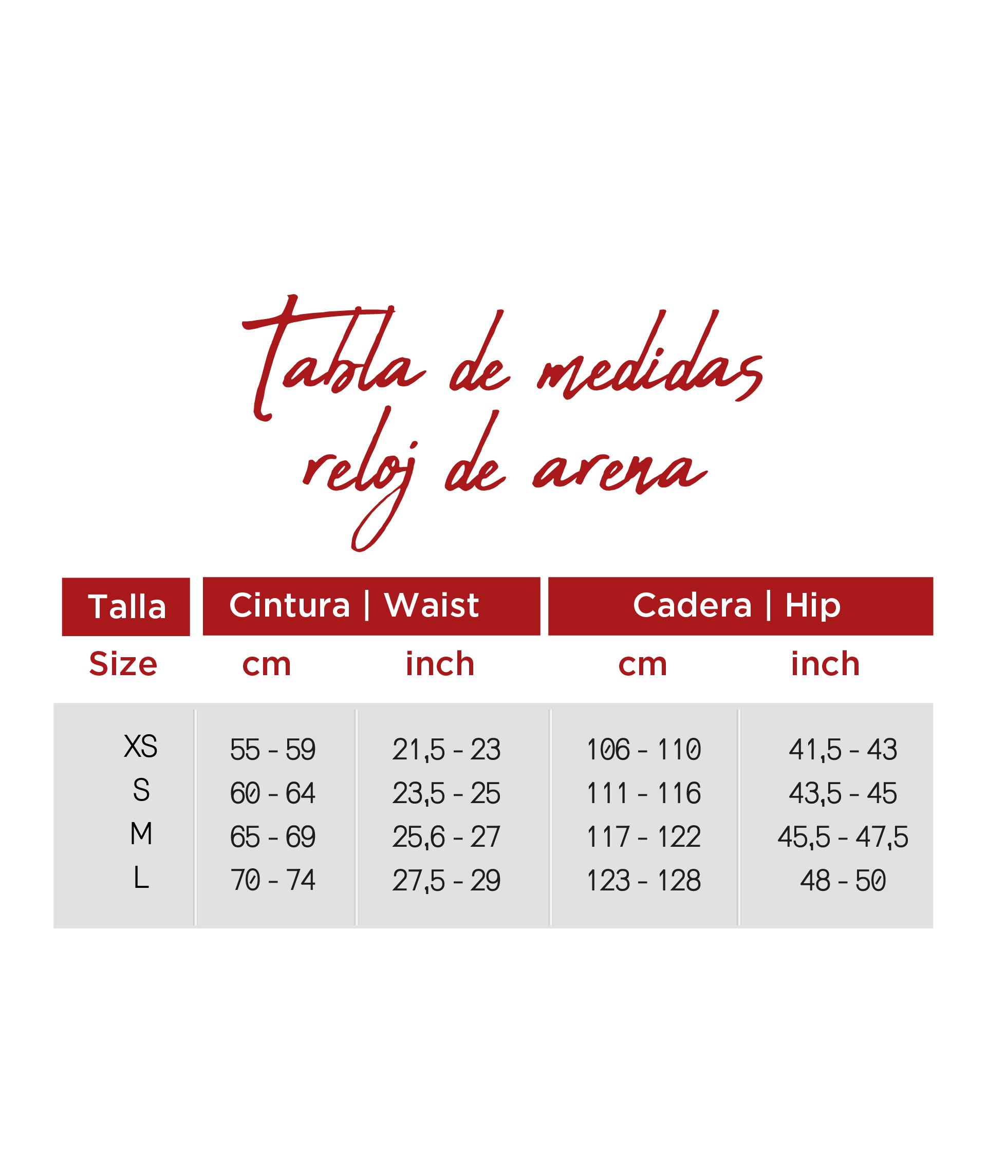 Comprar Faja Reloj de Arena con Varillas