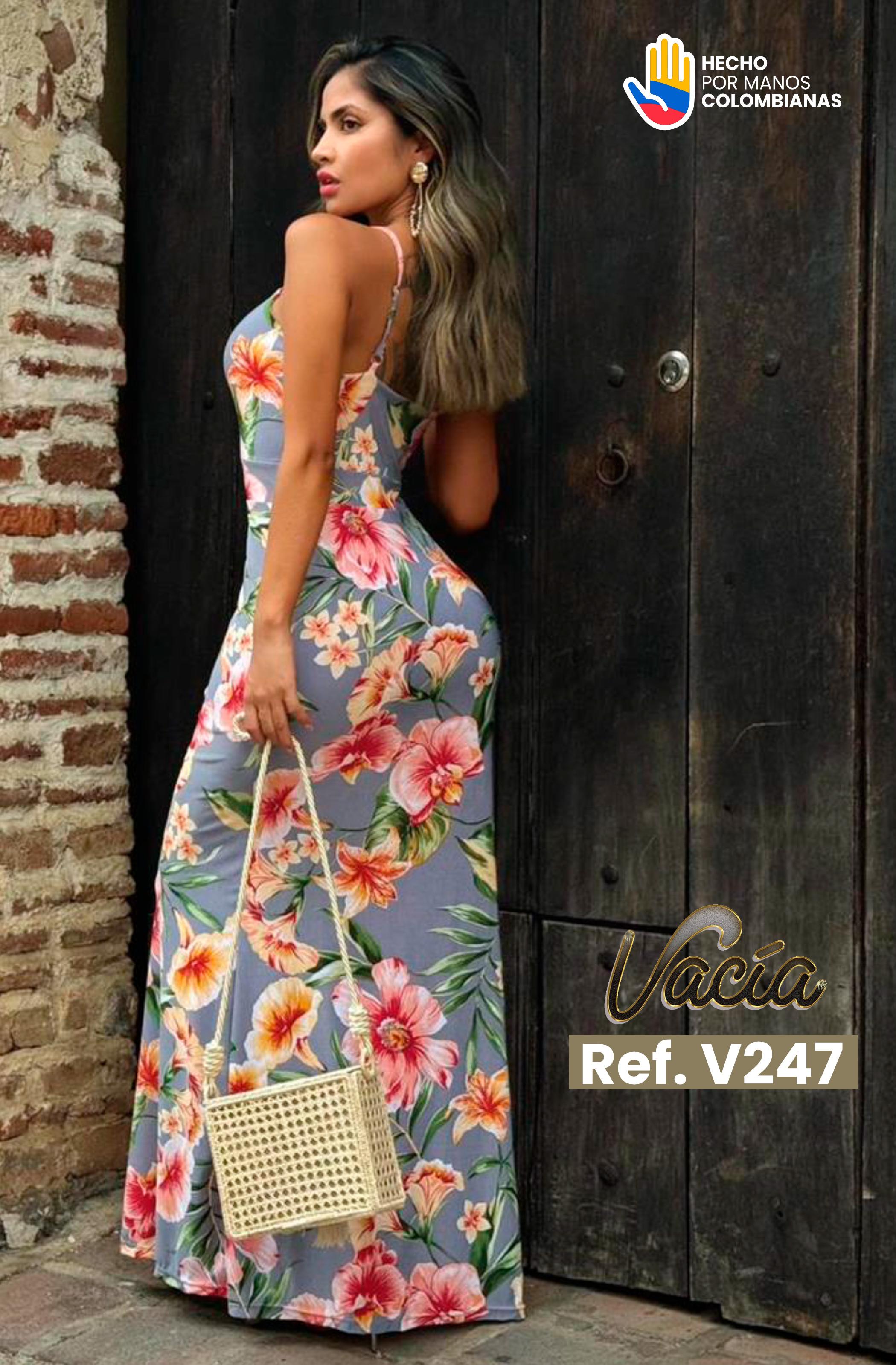 Comprar Vestido de Fiesta Largo Colombiano