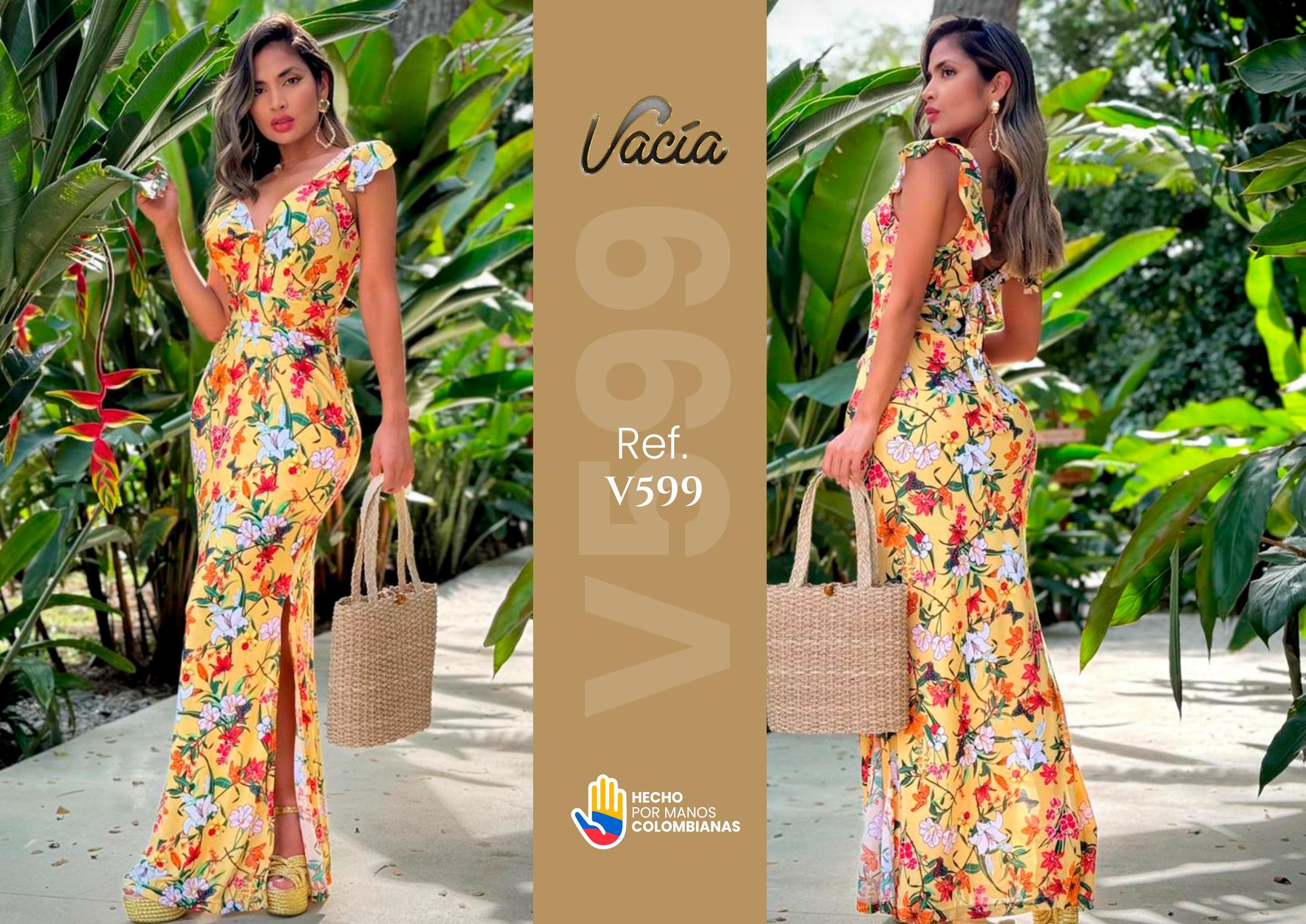 Comprar Vestido largo colombiano