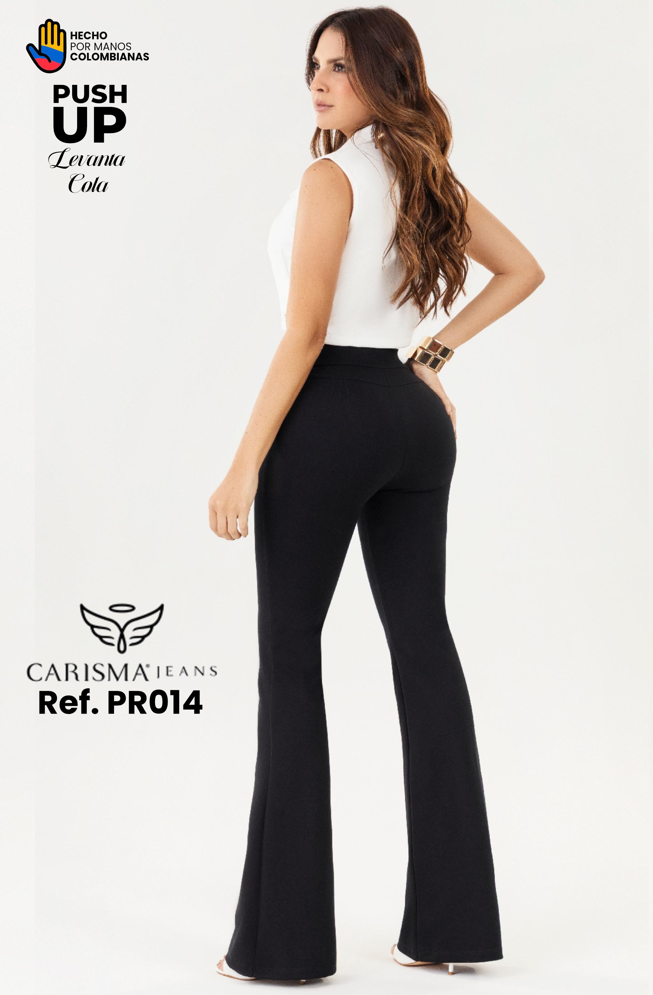Comprar Pantalón colombiano con corte campana y realce perfecto