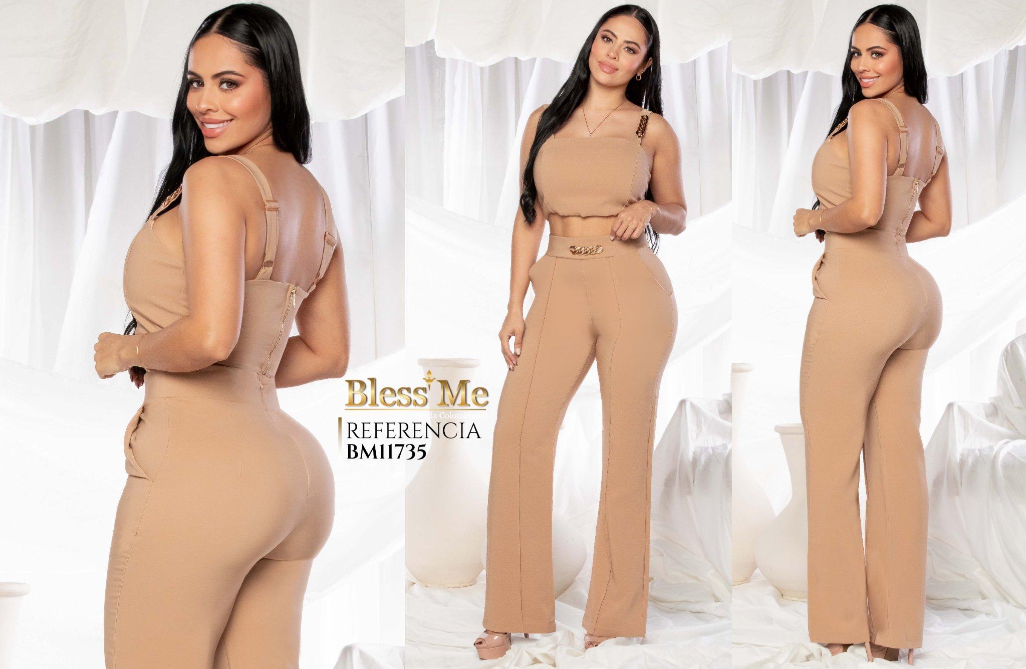 Comprar Conjunto colombiano para mujer con pantalón y blusa a juego