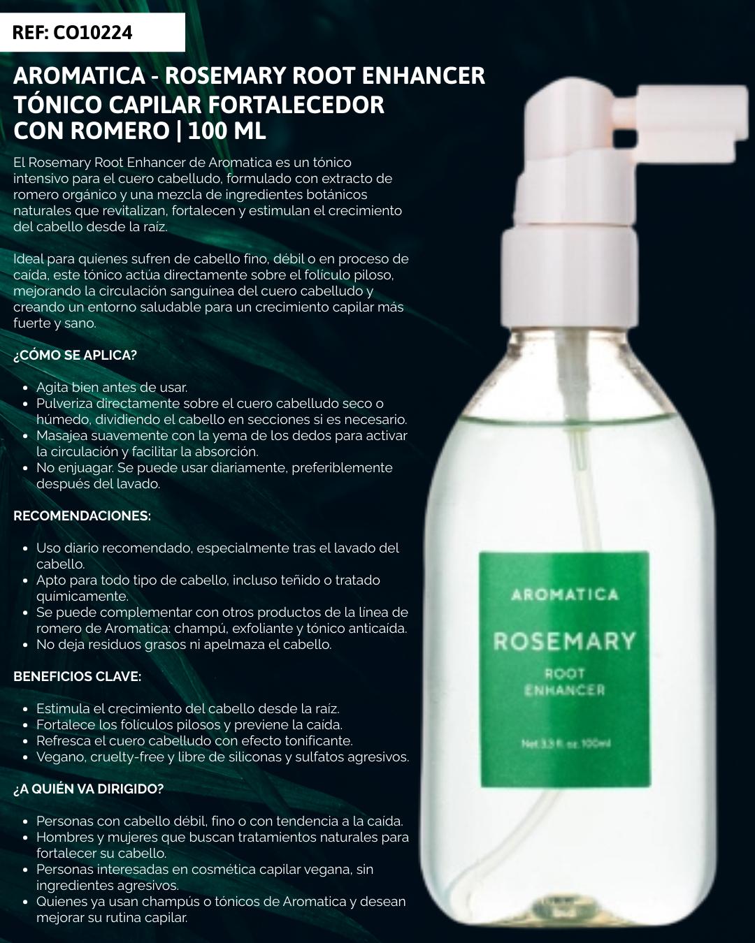 Tónico capilar con romero 100ml