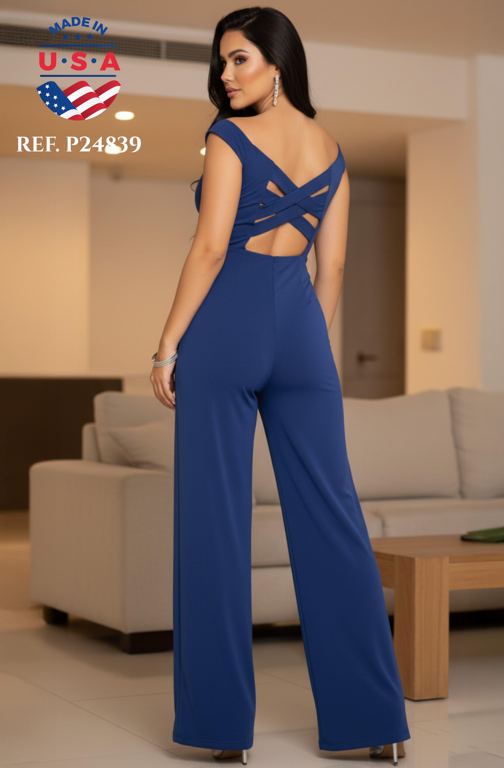 Comprar Enterizo sin Mangas con Hombros descubiertos y Diseño Hermoso en la Espalda