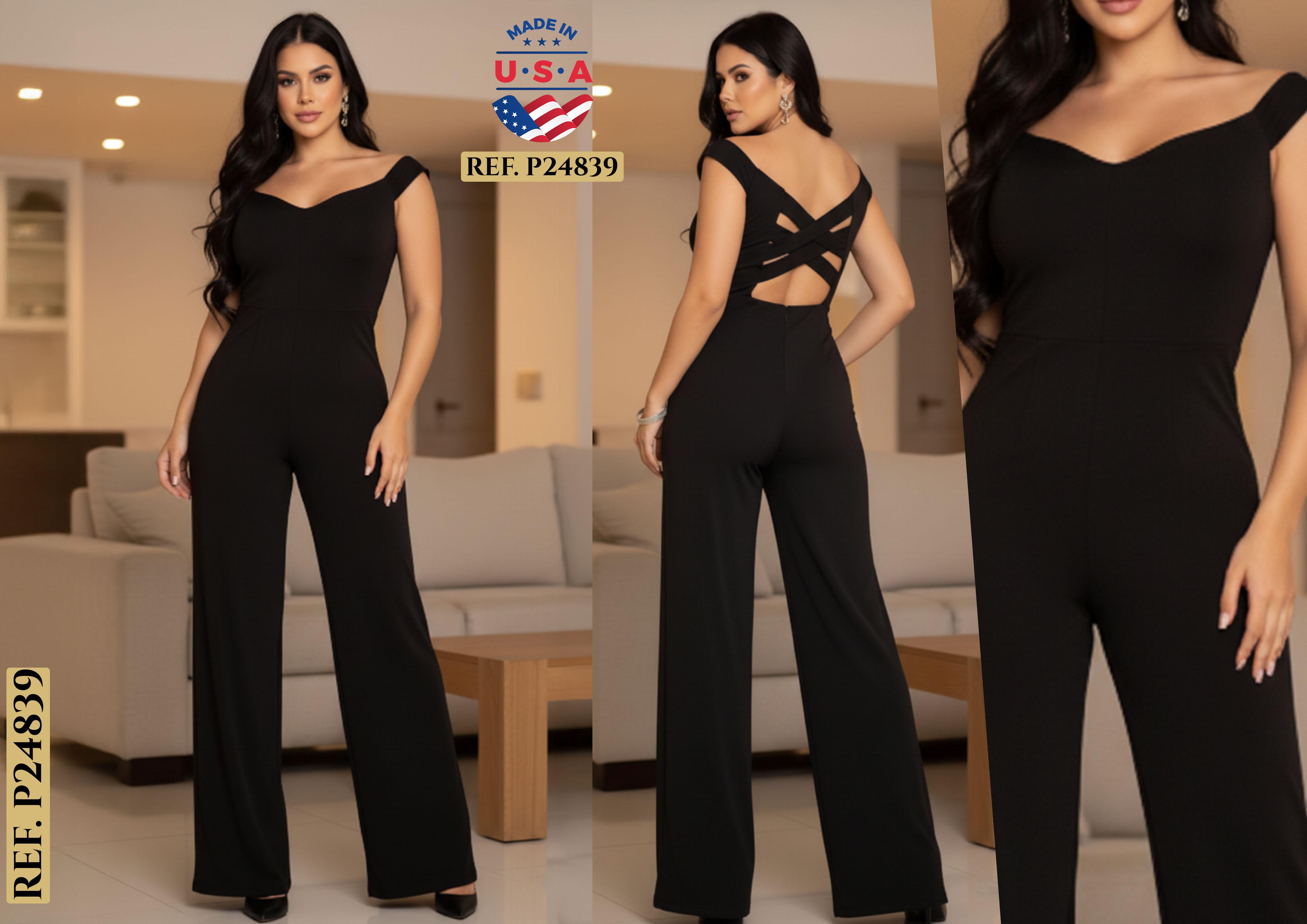 Comprar Enterizo sin Mangas con Hombros descubiertos y Diseño Hermoso en la Espalda