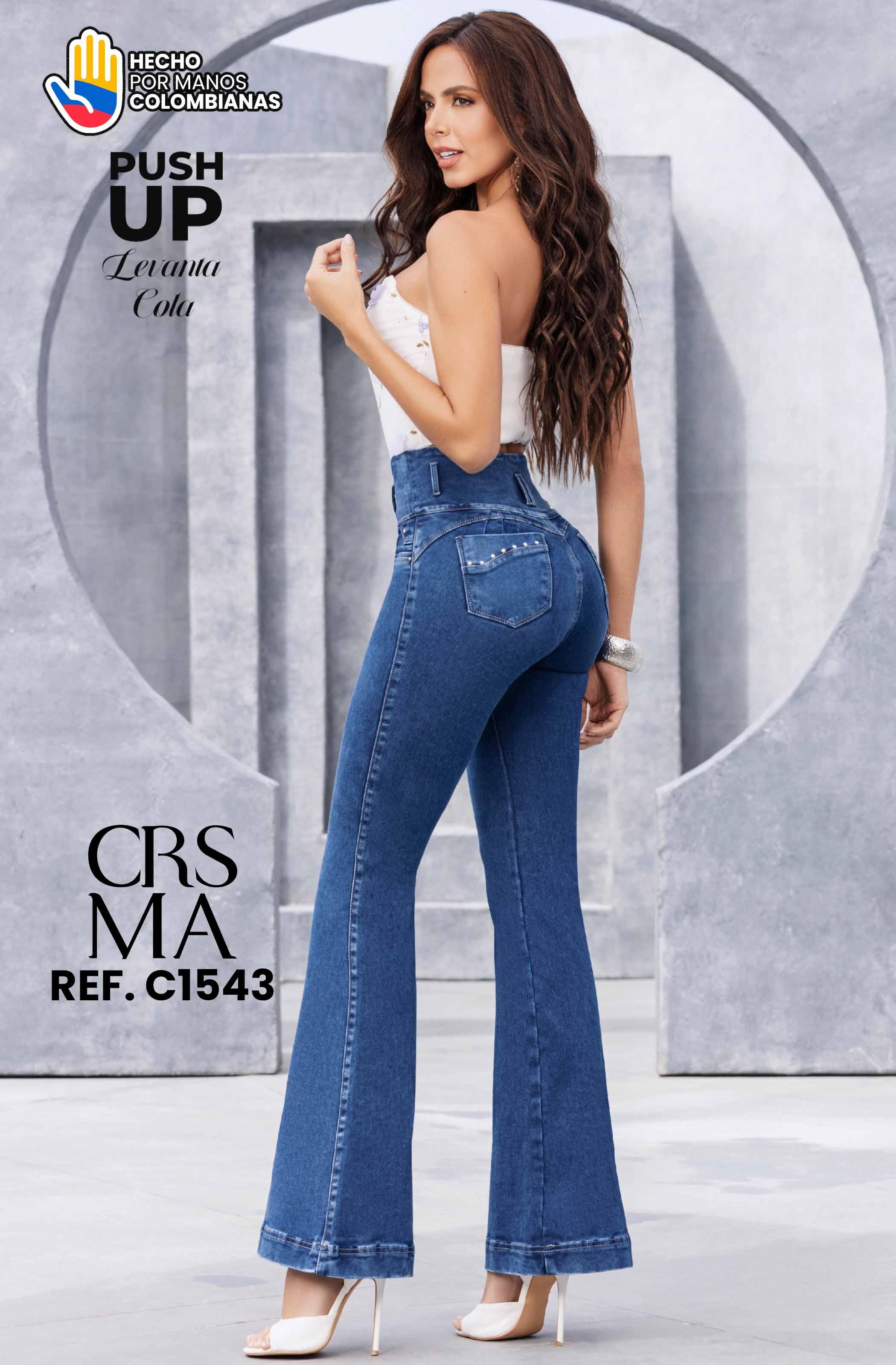 Comprar Jean con Bolsillos Colombiano Push Up