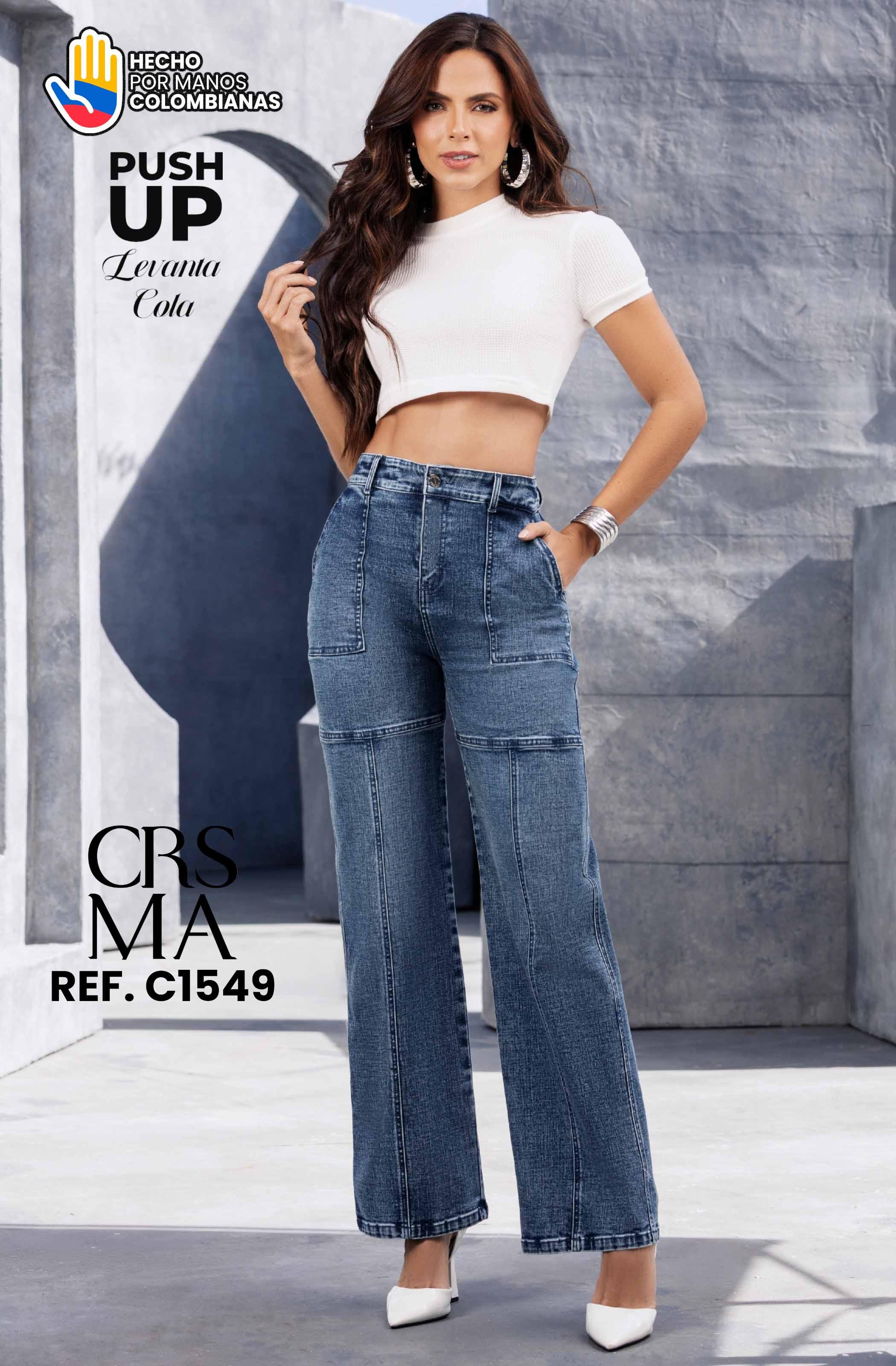 Comprar Jean con Bolsillos Colombiano Push Up