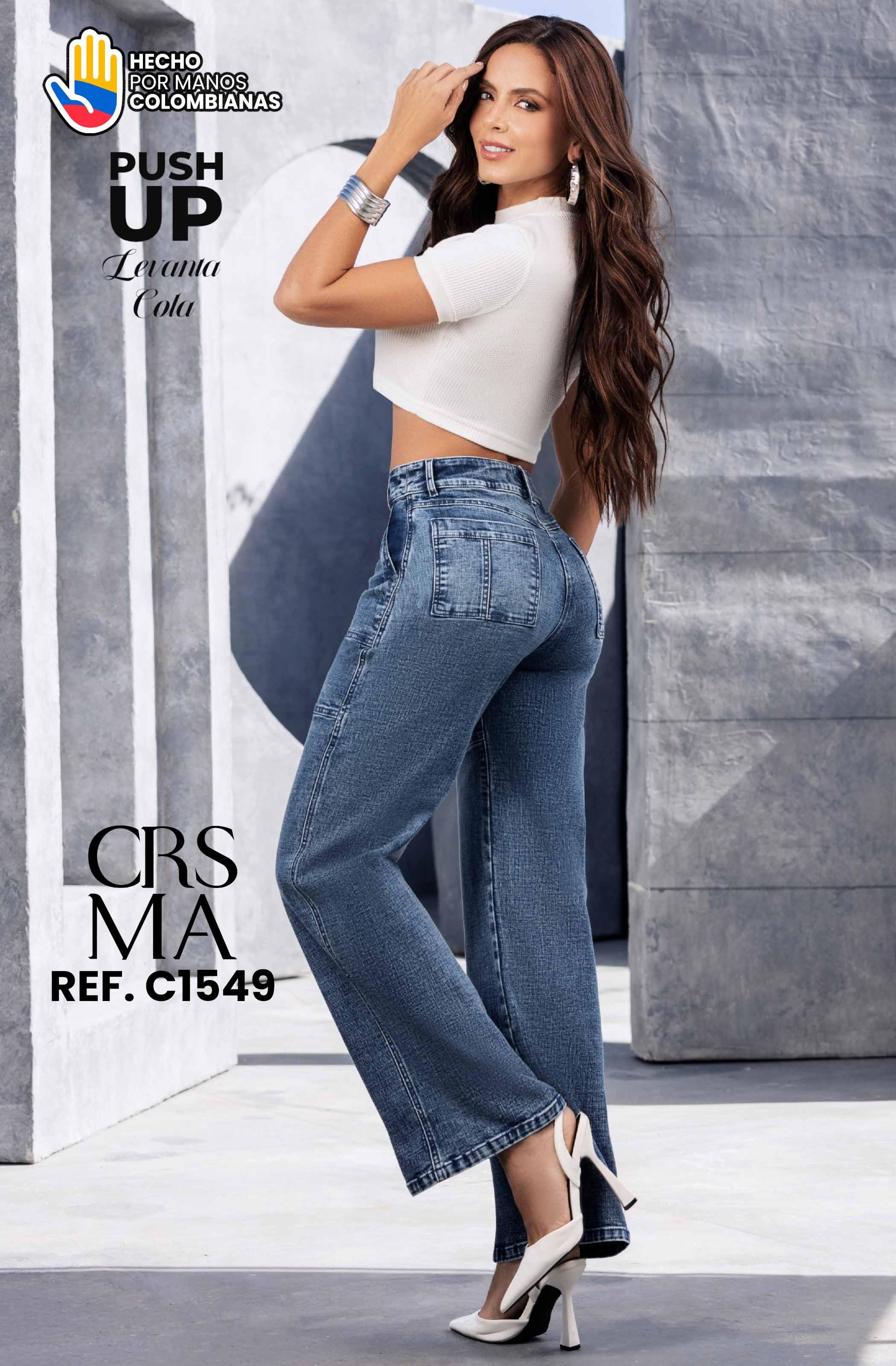 Comprar Jean con Bolsillos Colombiano Push Up