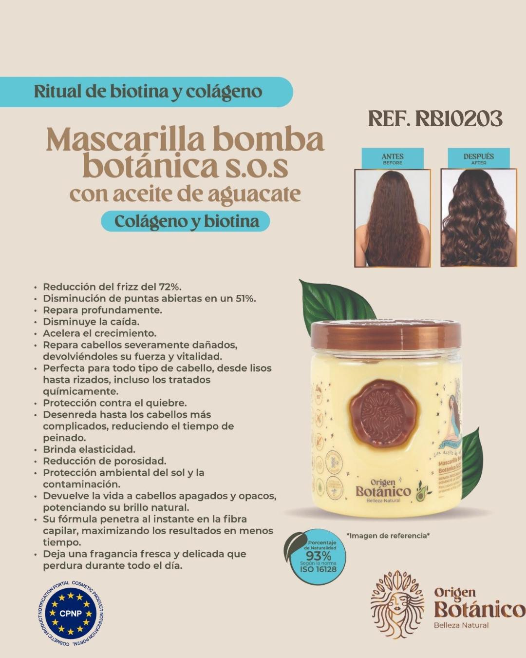 Comprar Mascarilla Bomba SOS 400ml