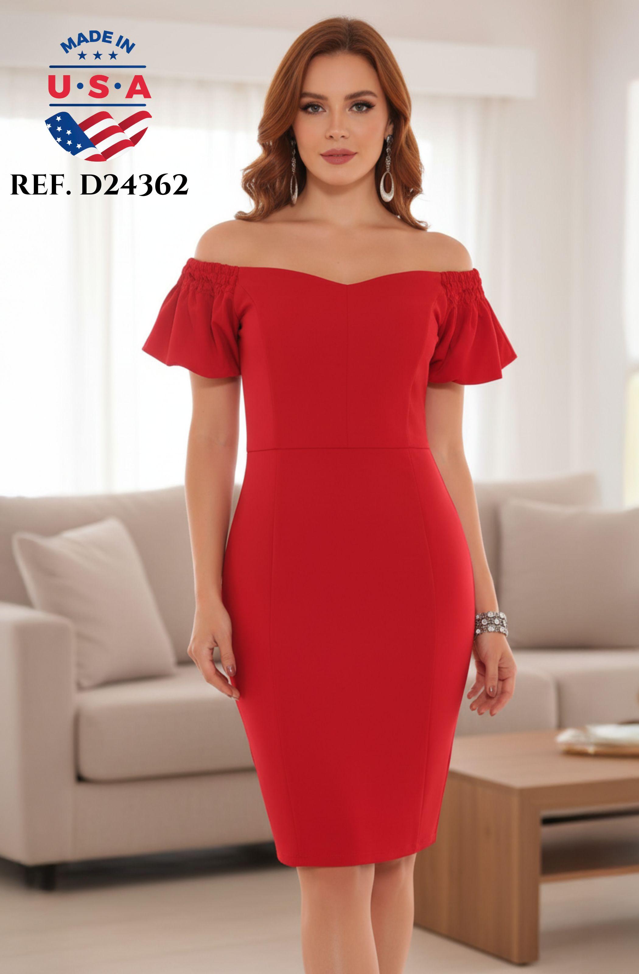 Comprar Hermoso Vestido Descotado de Fiesta