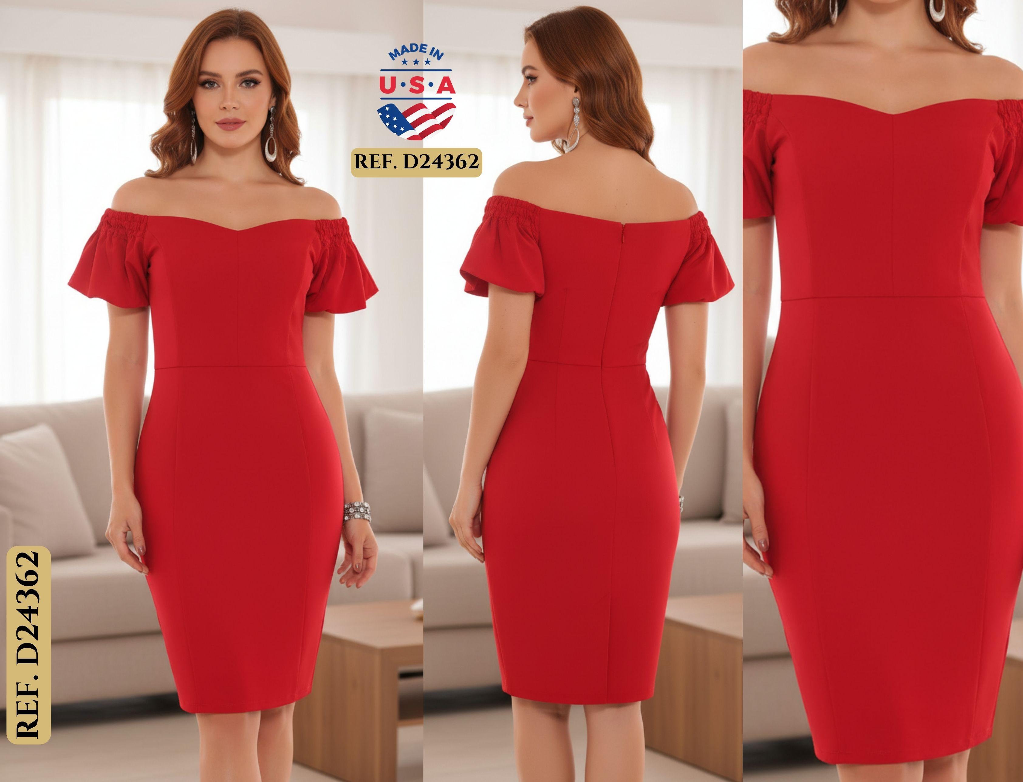 Comprar Hermoso Vestido Descotado de Fiesta