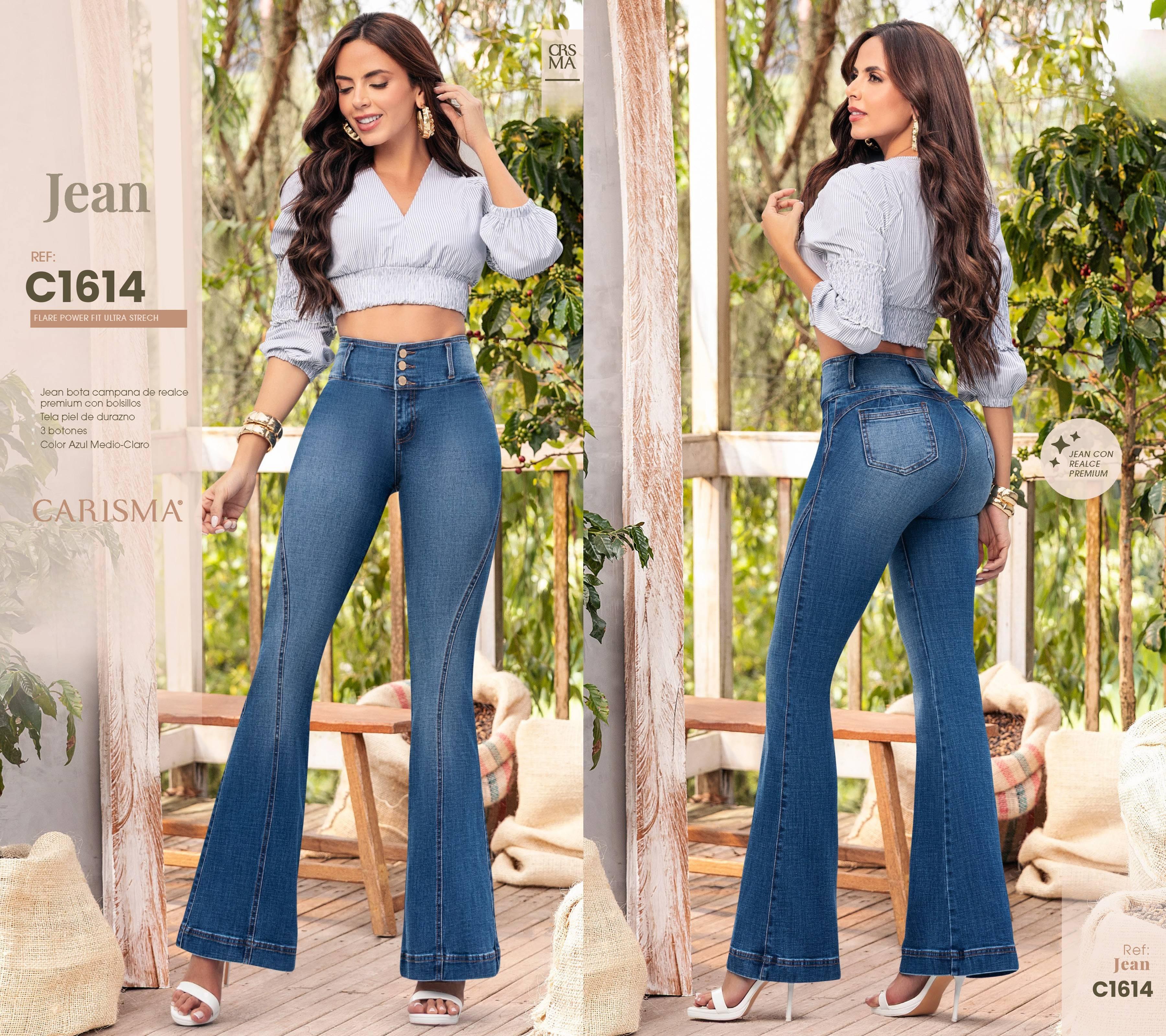 Comprar Jean con Bolsillos Push Up Colombiano