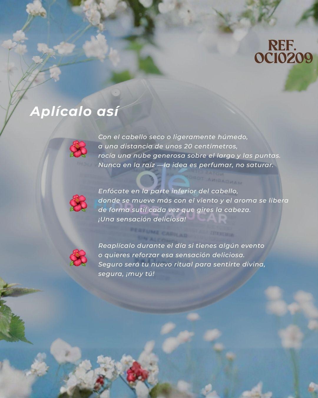 Comprar Perfume capilar sin alcohol Fragancia Flor de Azúcar